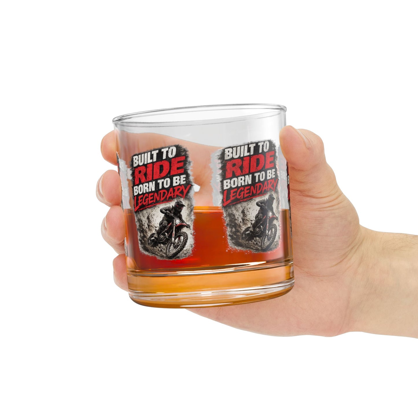 Built to Ride Dirt Bike Glass Tumbler - SJM Print Store