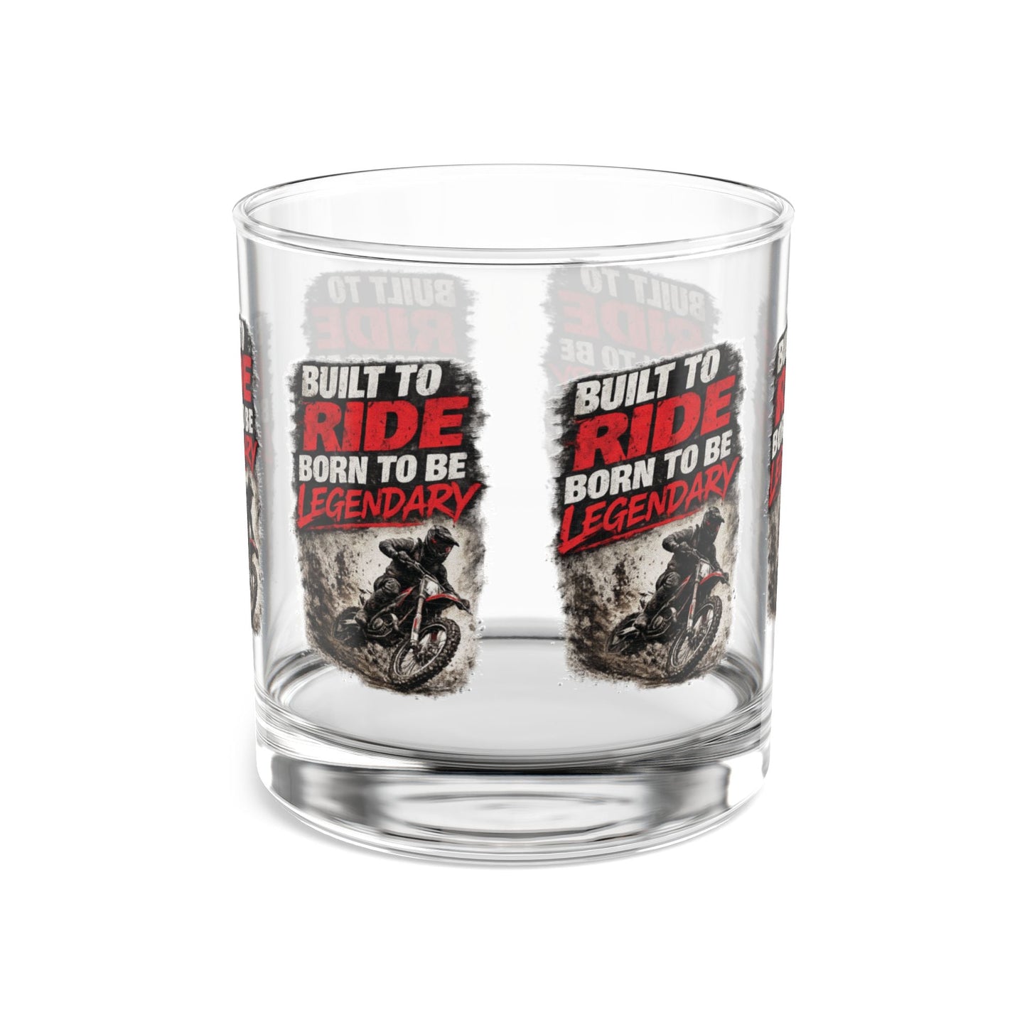 Built to Ride Dirt Bike Glass Tumbler - SJM Print Store