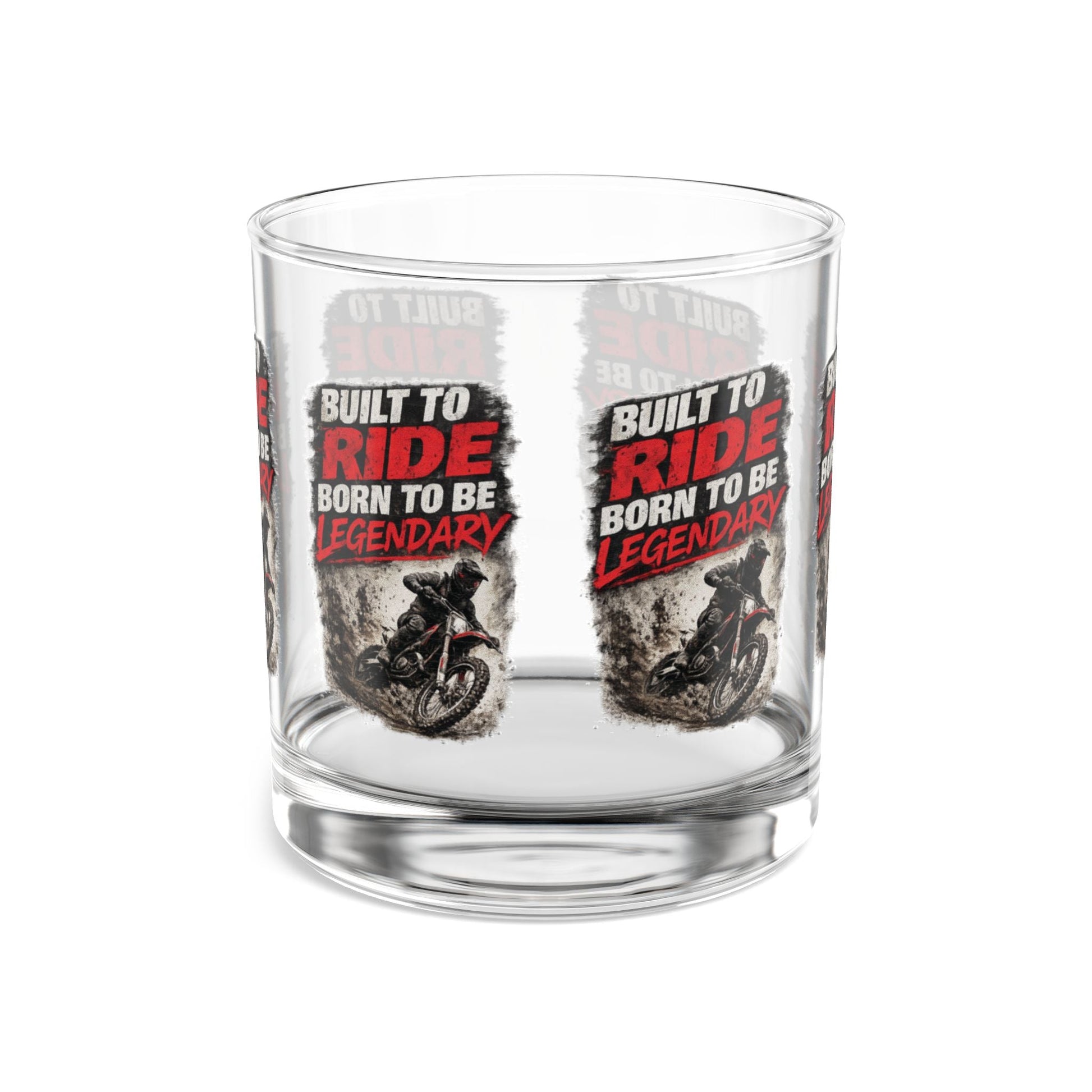 Built to Ride Dirt Bike Glass Tumbler - SJM Print Store
