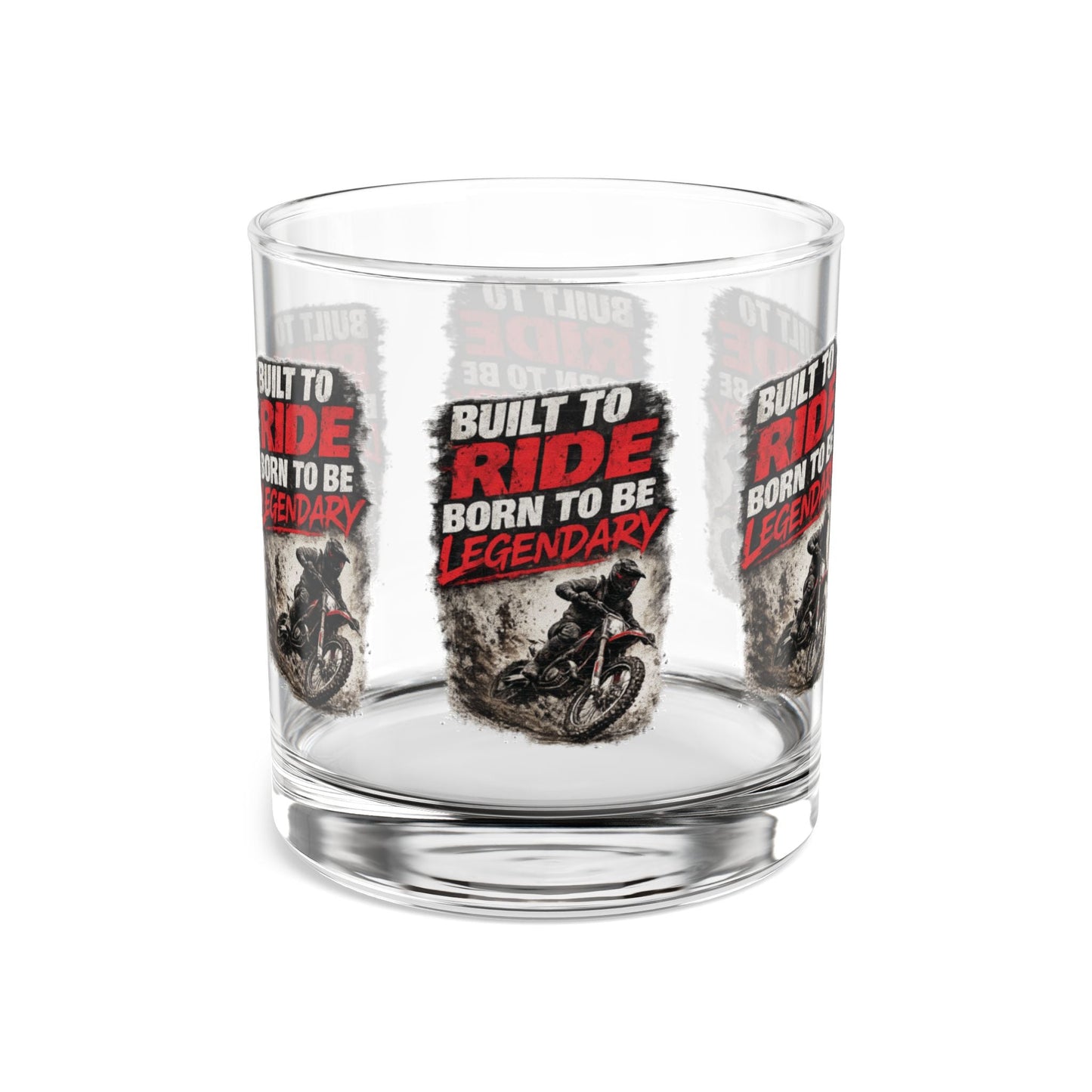 Built to Ride Dirt Bike Glass Tumbler - SJM Print Store