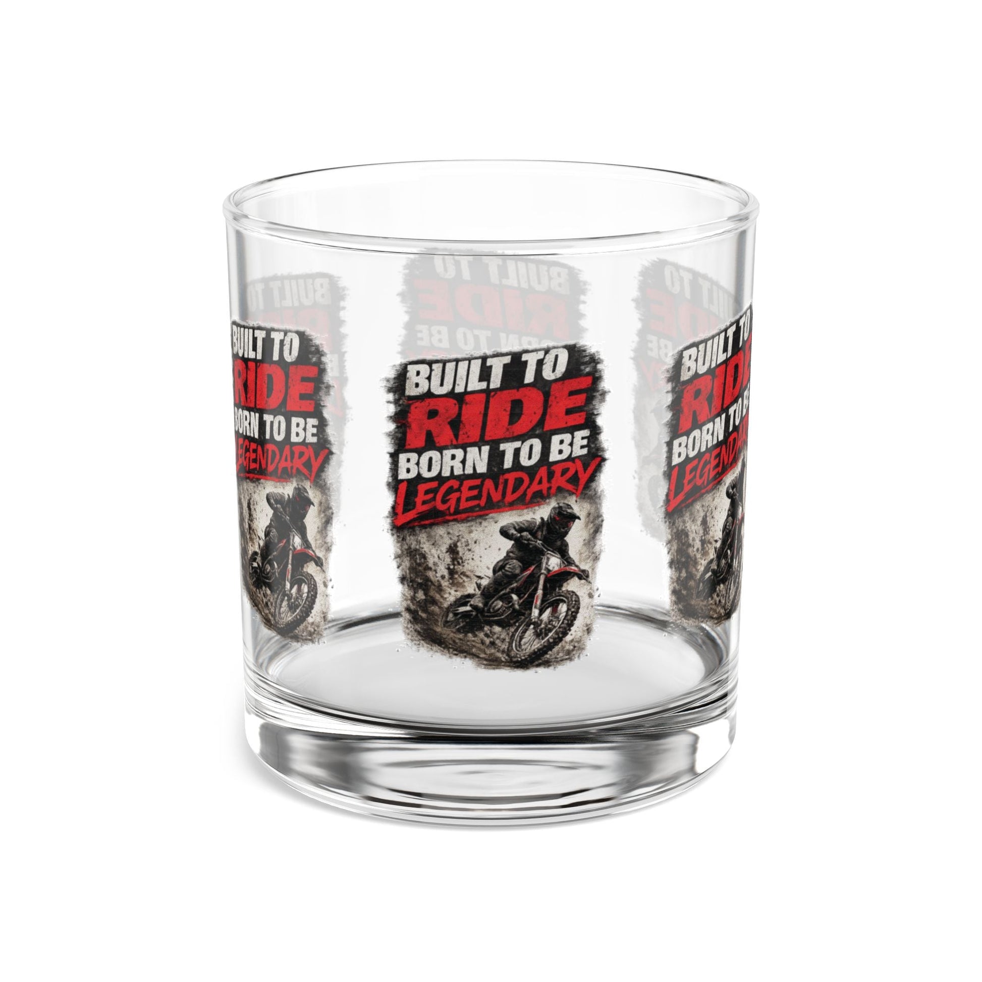Built to Ride Dirt Bike Glass Tumbler - SJM Print Store