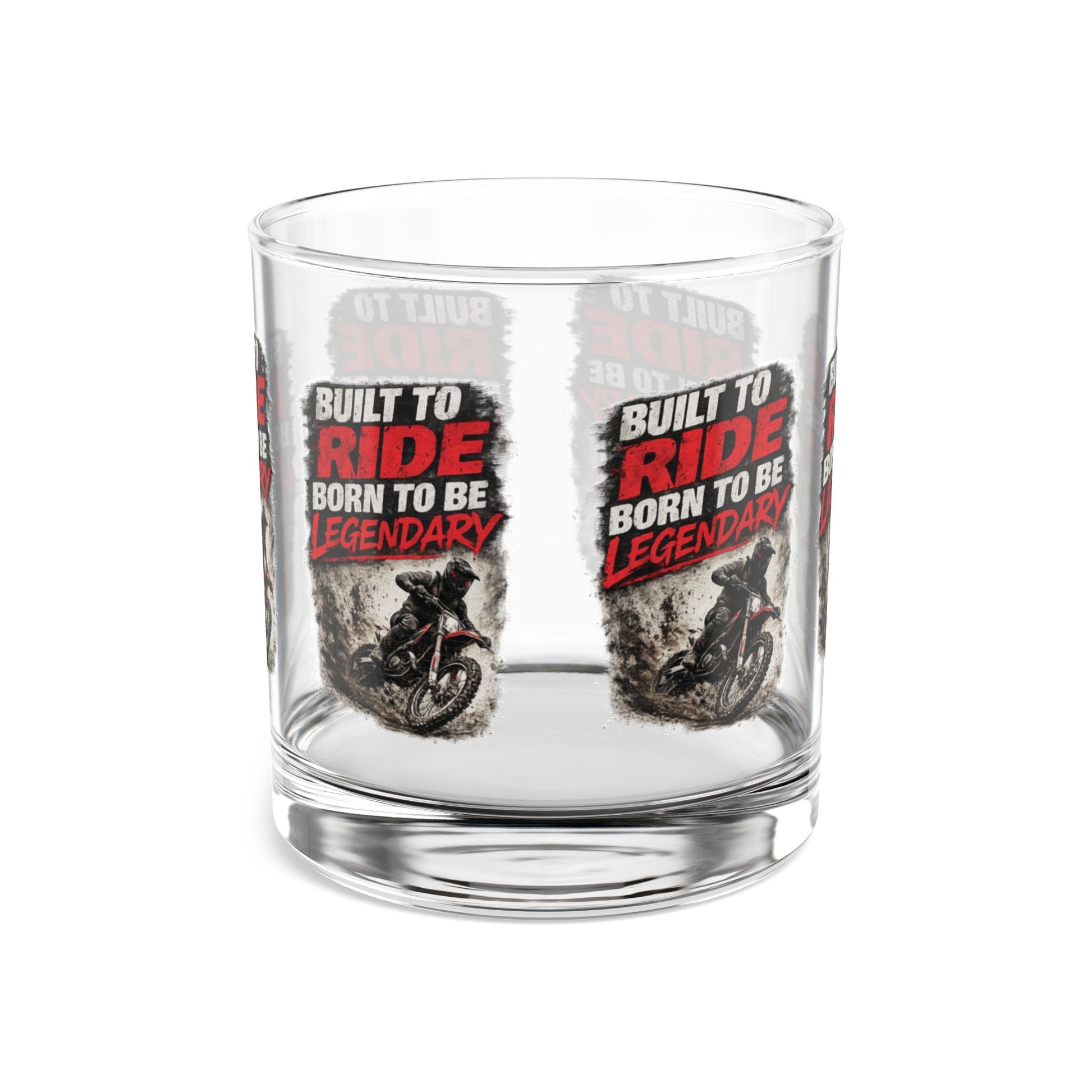 Built to Ride Dirt Bike Glass Tumbler - SJM Print Store
