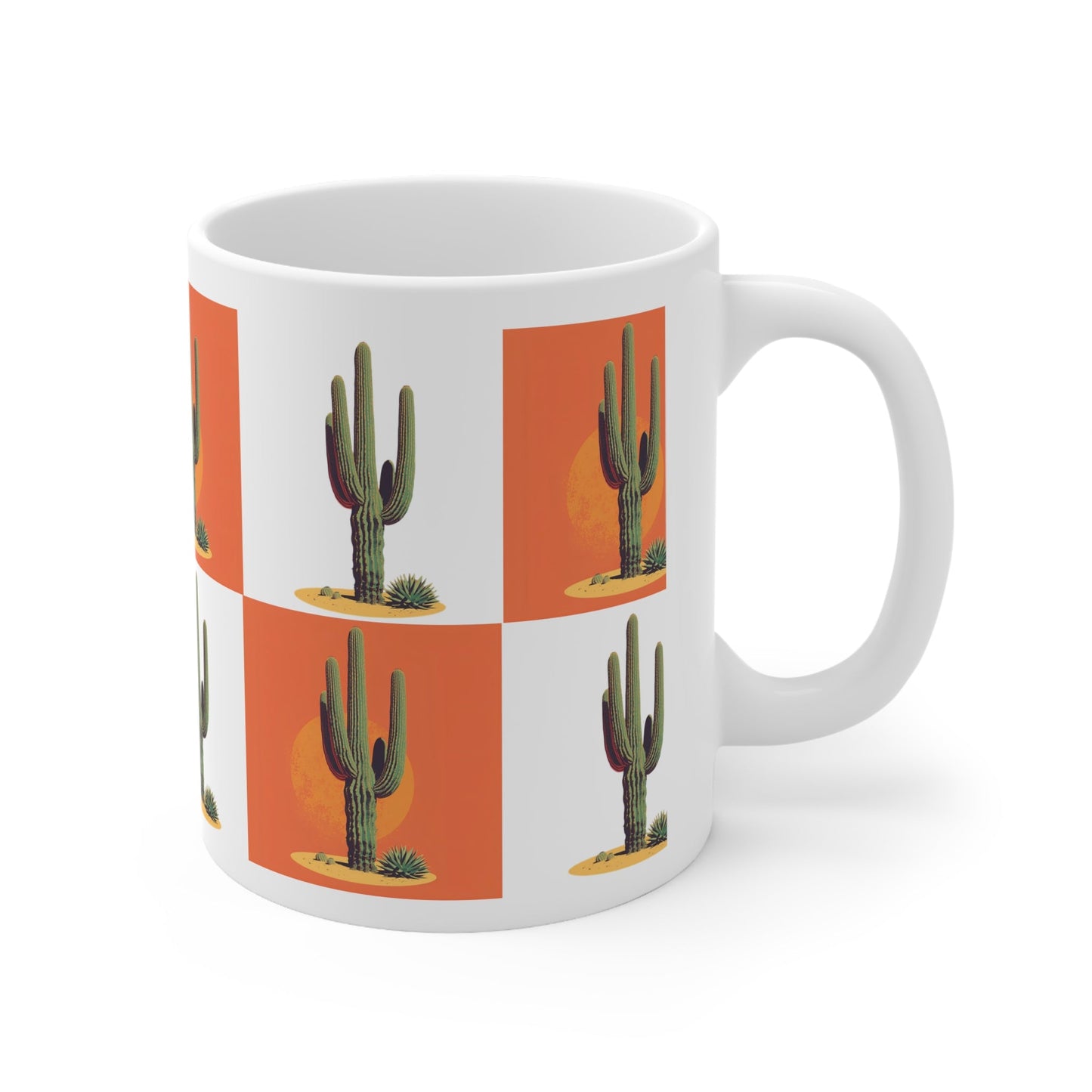 Cactus Sunset Mug - Country Music Style - SJM Print Store