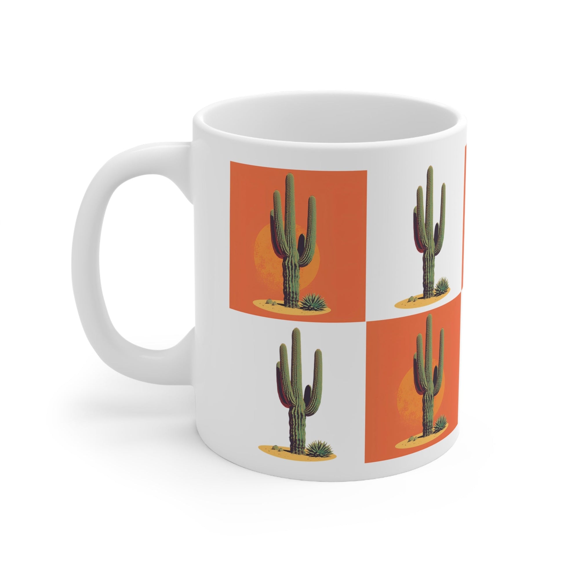 Cactus Sunset Mug - Country Music Style - SJM Print Store