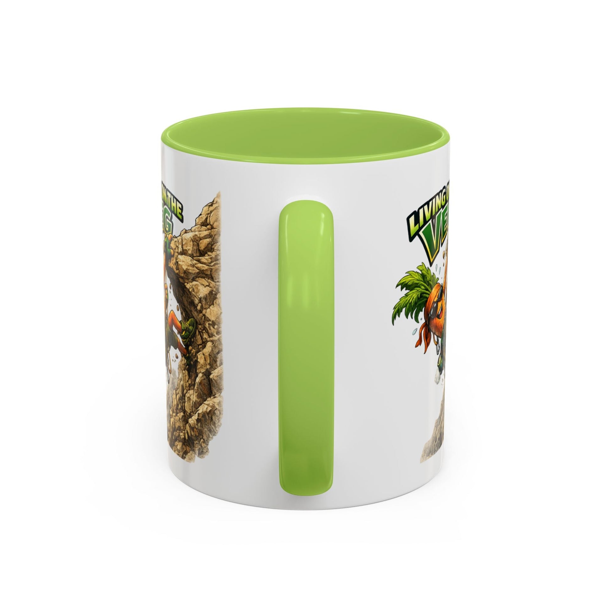 Carrot Living on the Veg Accent Mug - SJM Print Store