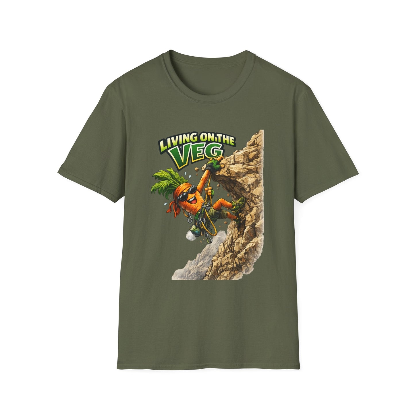 Carrot Living on the Veg T-Shirt - SJM Print Store
