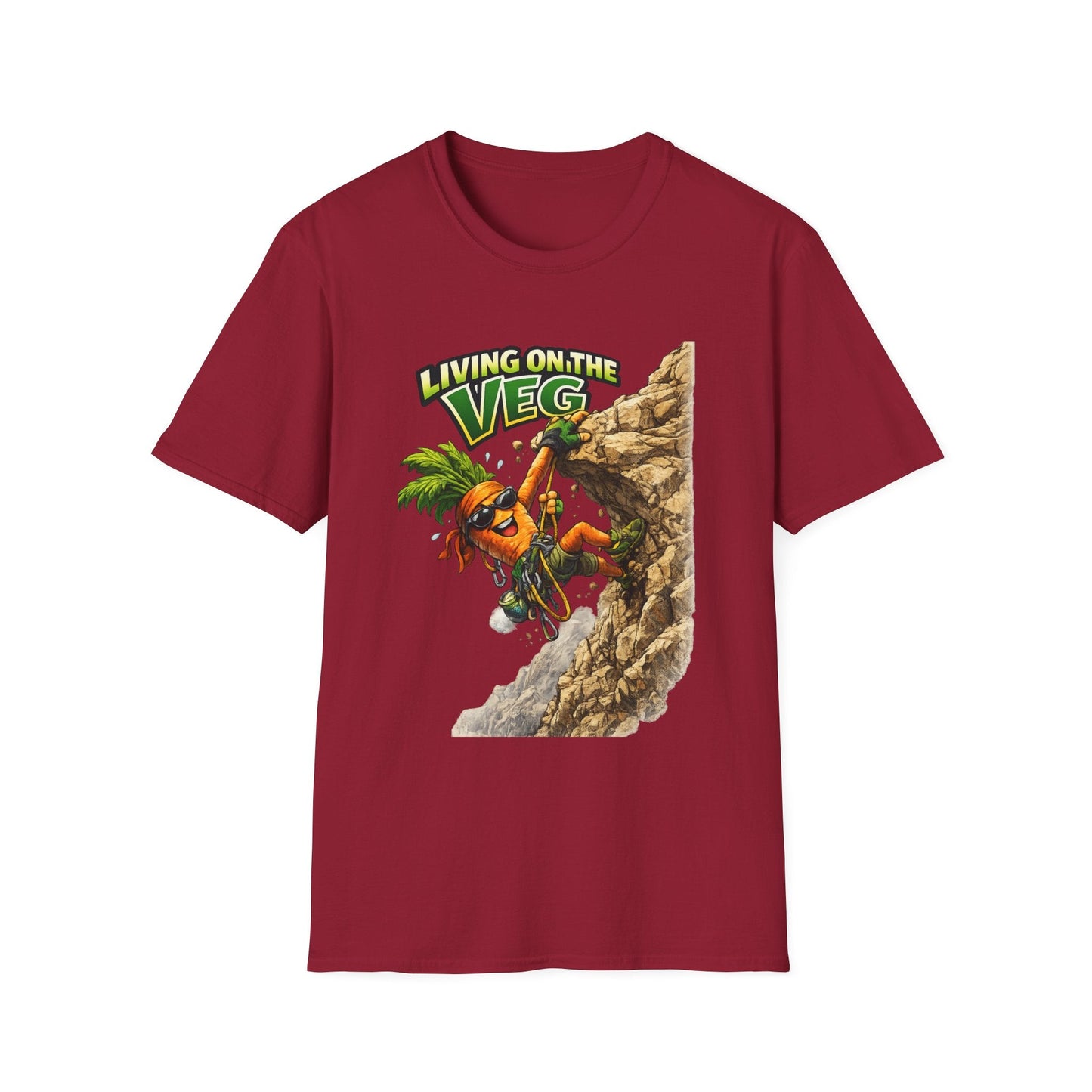 Carrot Living on the Veg T-Shirt - SJM Print Store
