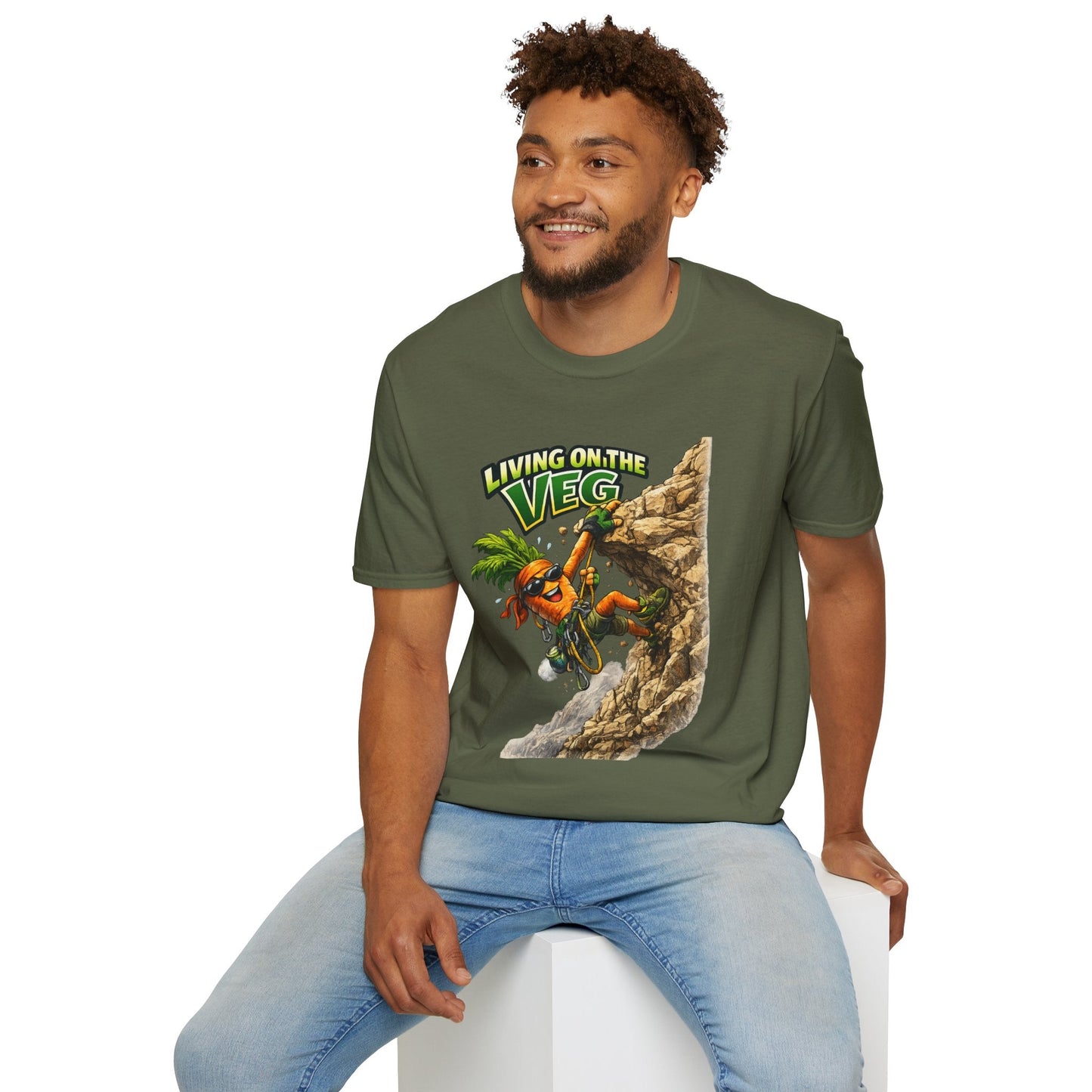 Carrot Living on the Veg T-Shirt - SJM Print Store