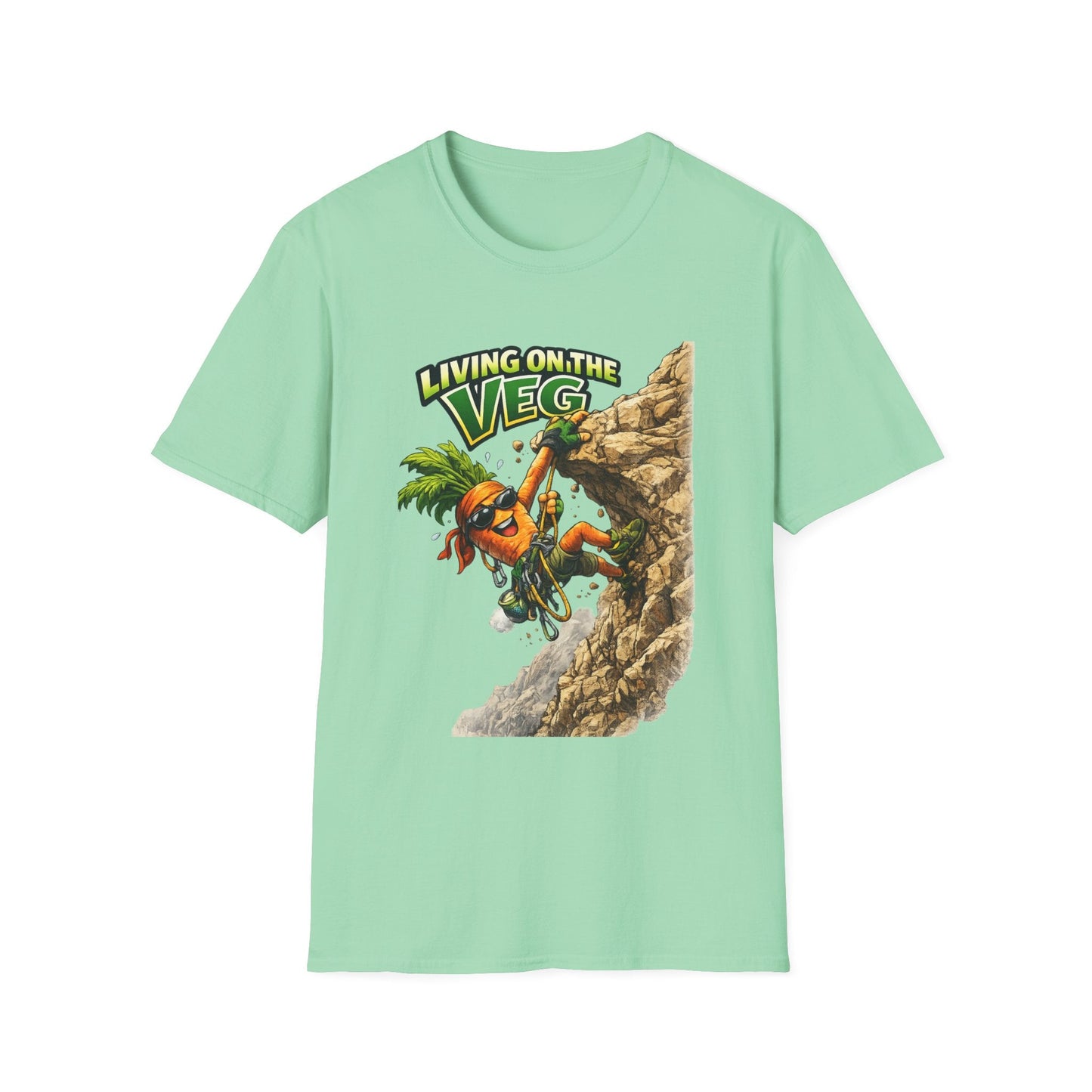 Carrot Living on the Veg T-Shirt - SJM Print Store