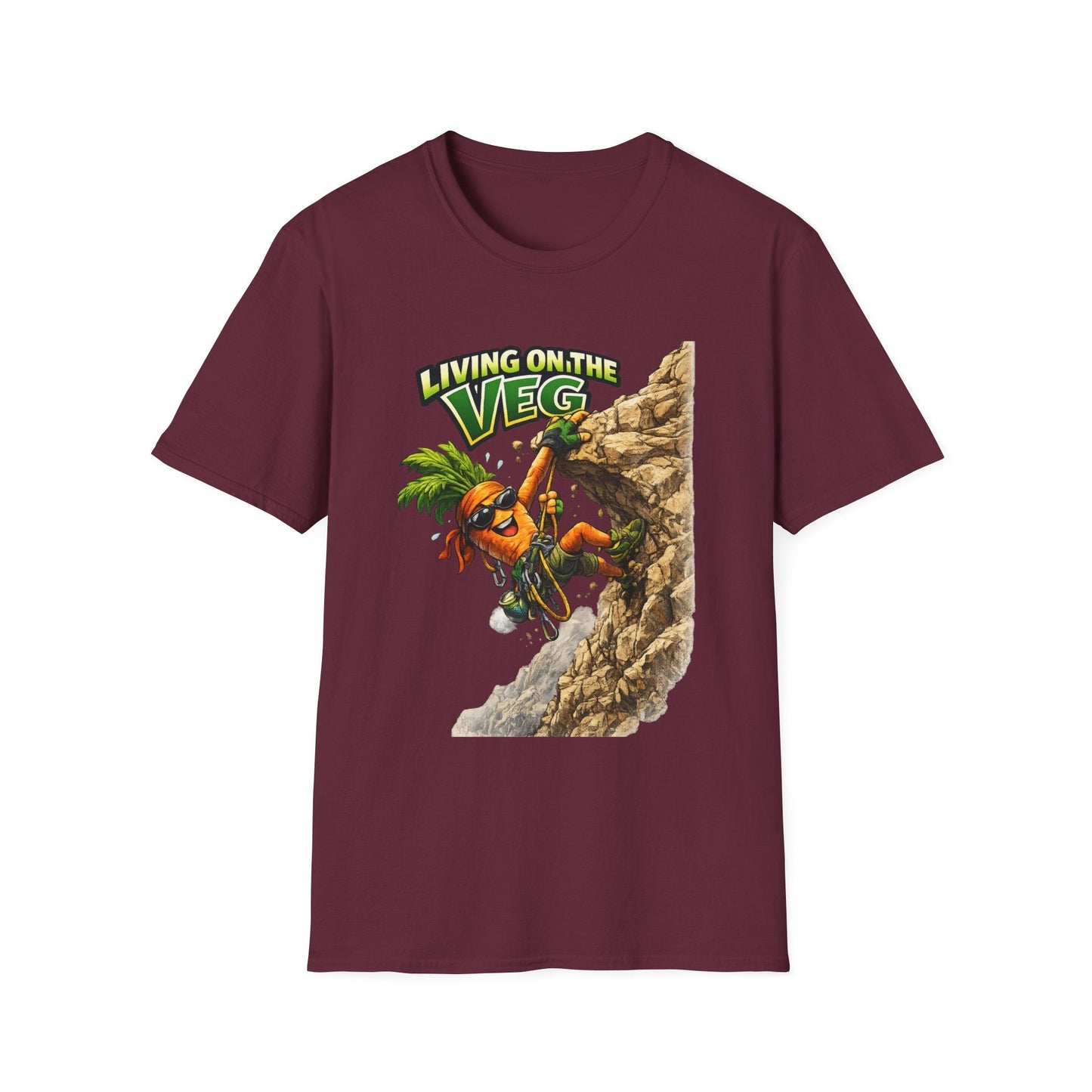 Carrot Living on the Veg T-Shirt - SJM Print Store