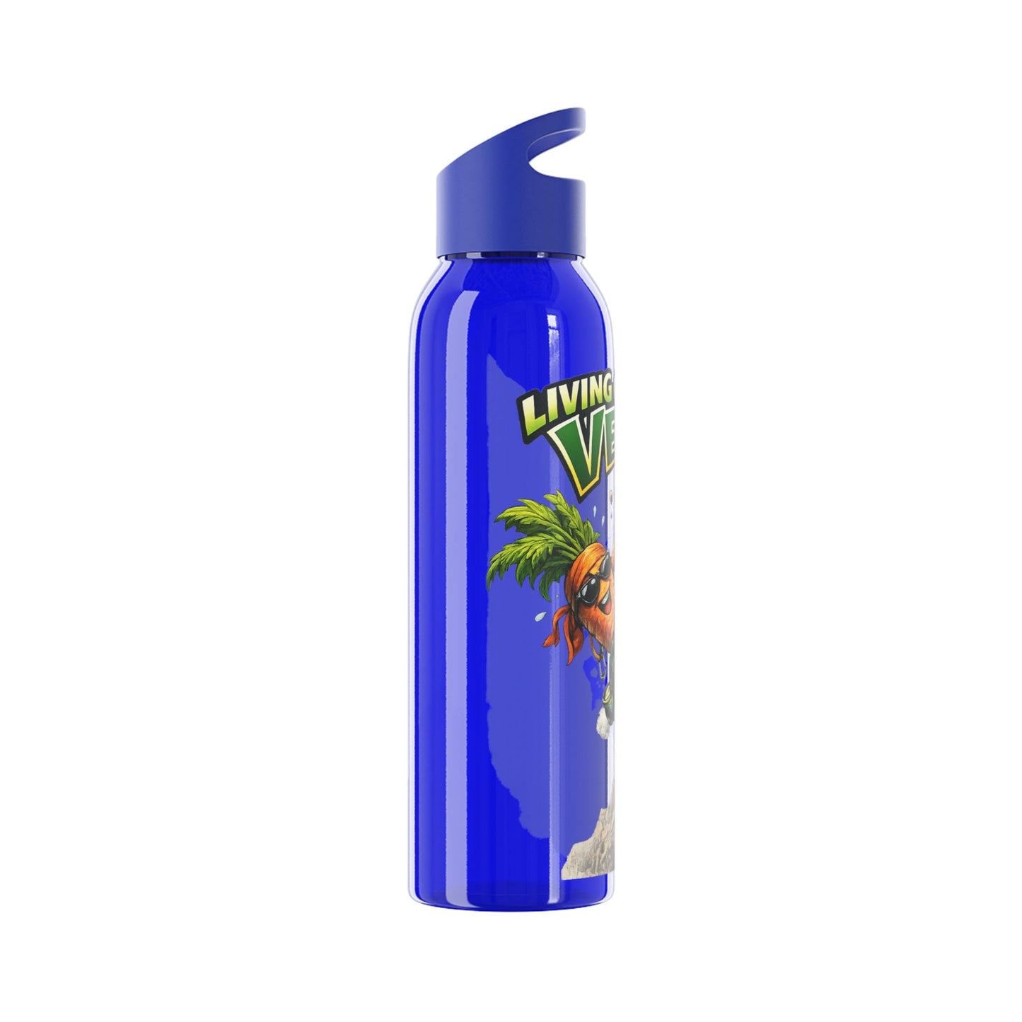 Carrot Living on the Veg Water Bottle - SJM Print Store