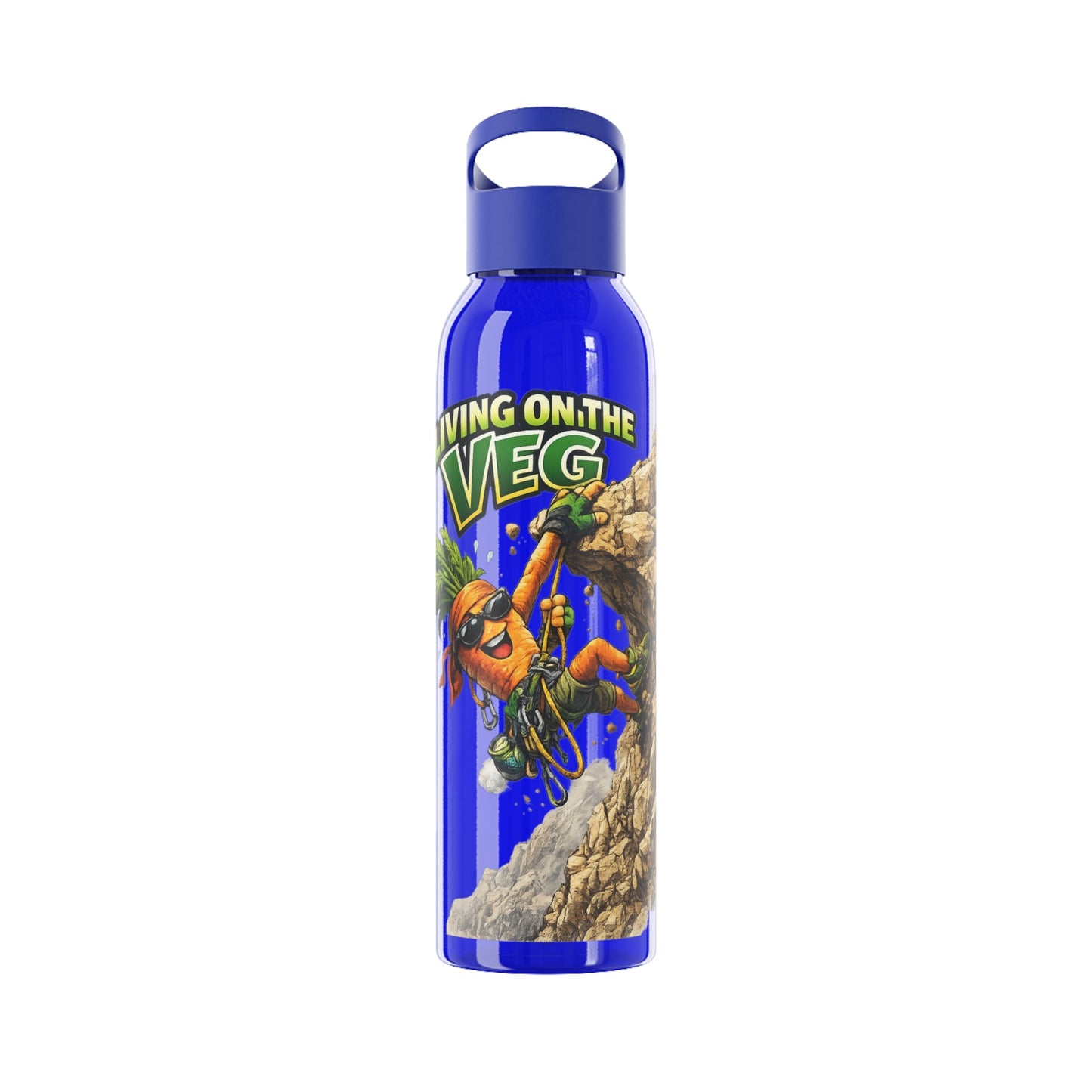 Carrot Living on the Veg Water Bottle - SJM Print Store
