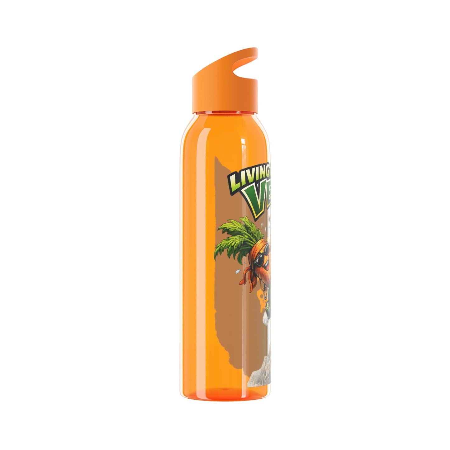 Carrot Living on the Veg Water Bottle - SJM Print Store