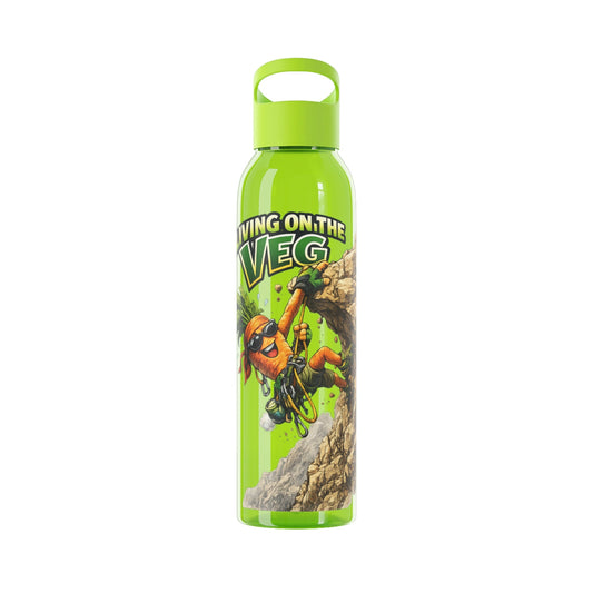 Carrot Living on the Veg Water Bottle - SJM Print Store