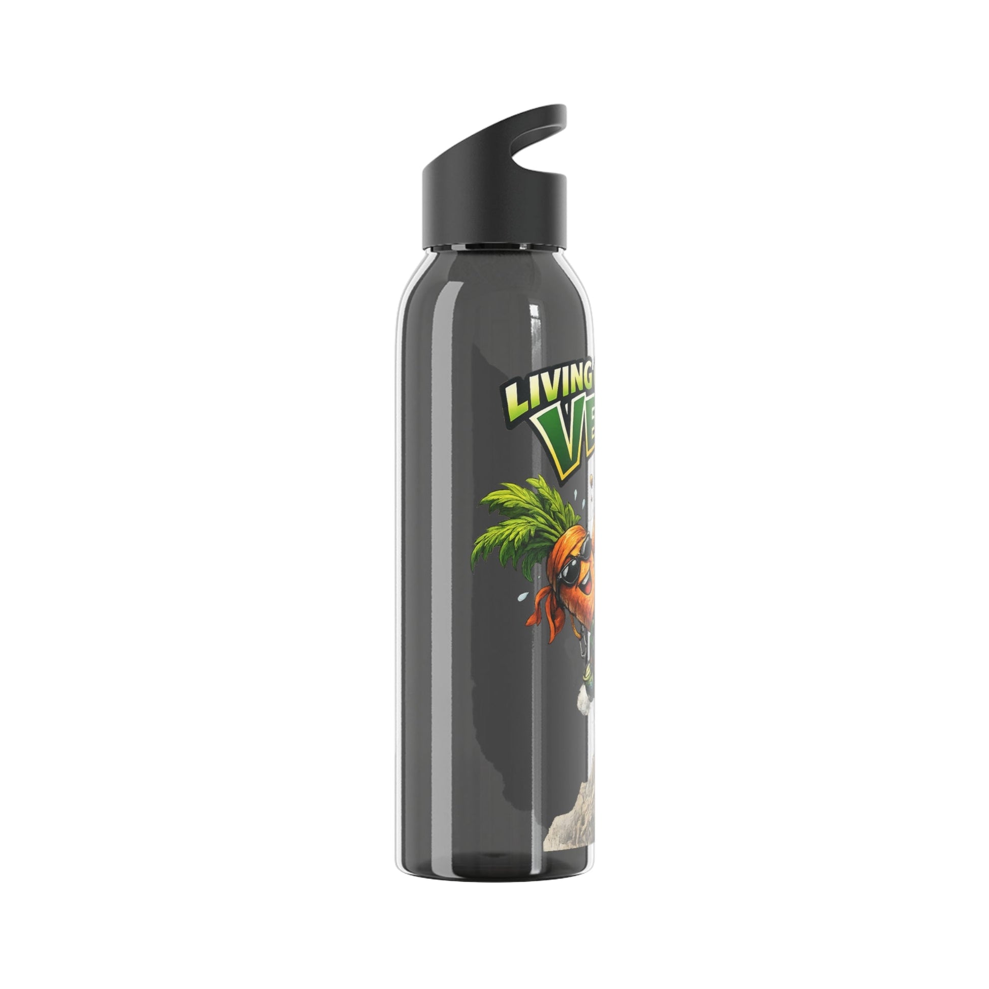 Carrot Living on the Veg Water Bottle - SJM Print Store