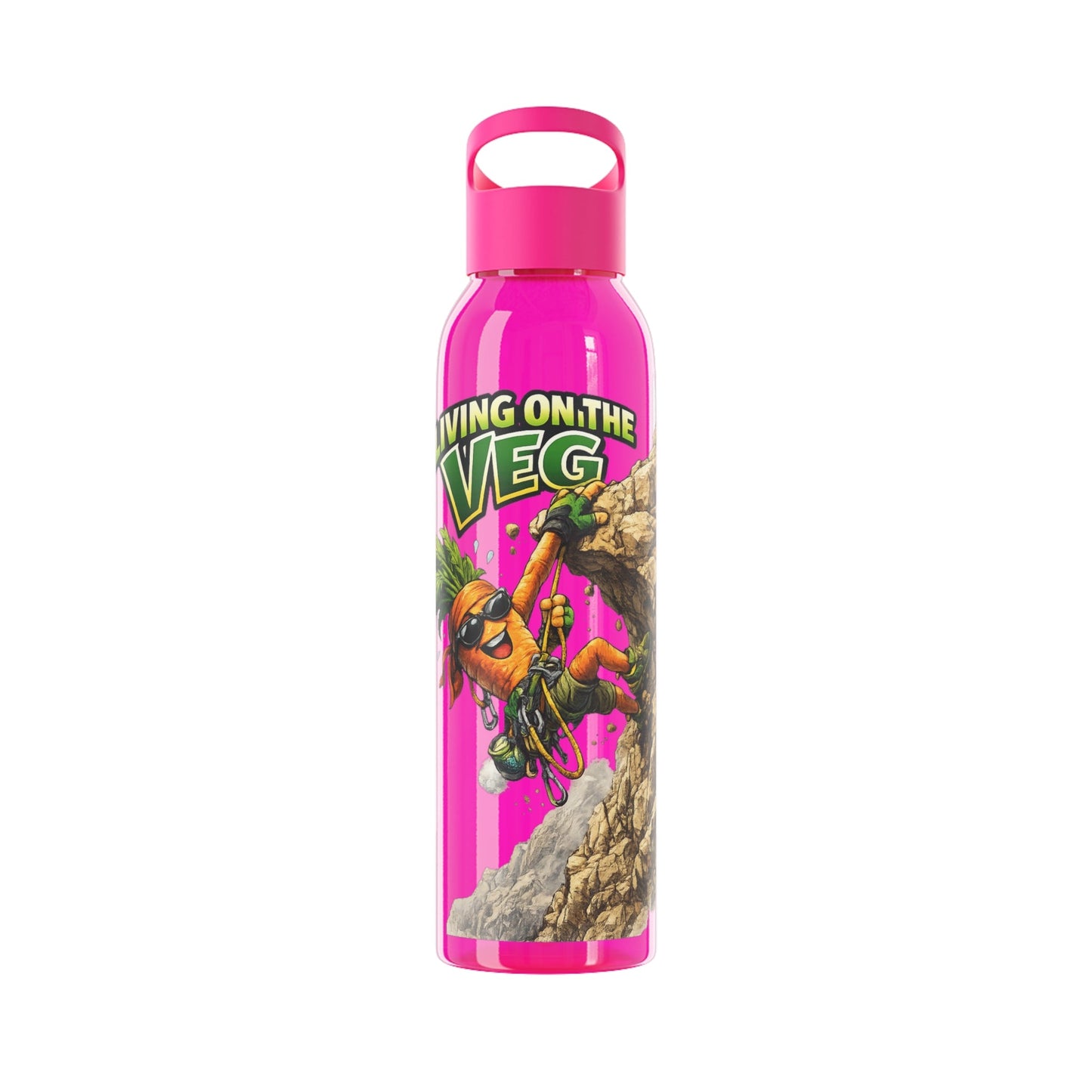 Carrot Living on the Veg Water Bottle - SJM Print Store