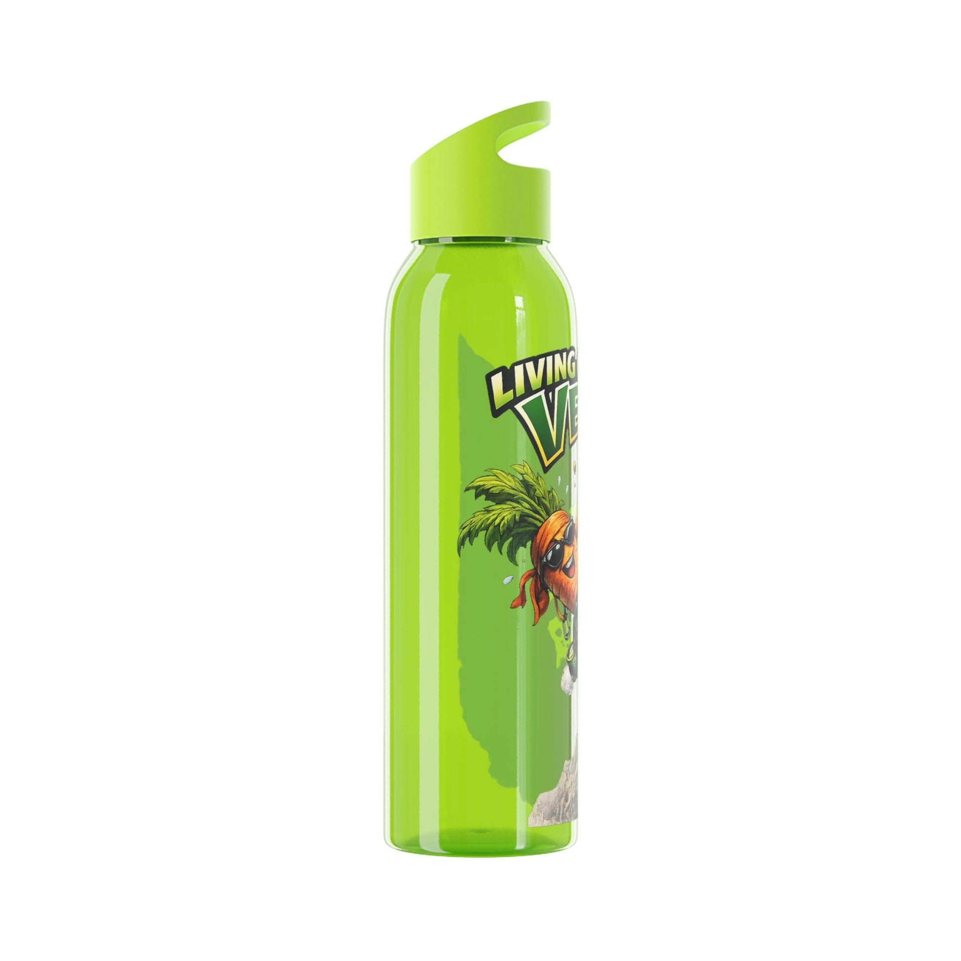 Carrot Living on the Veg Water Bottle - SJM Print Store