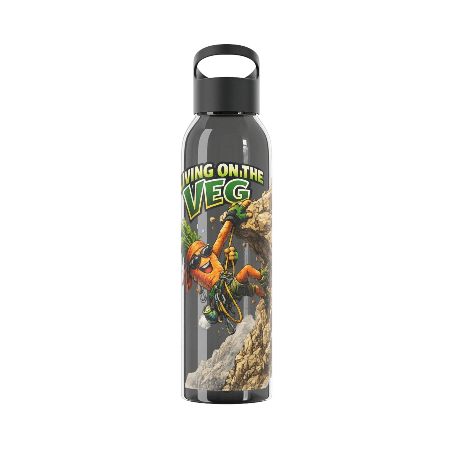 Carrot Living on the Veg Water Bottle - SJM Print Store