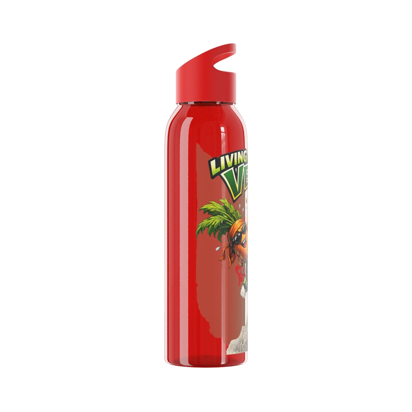 Carrot Living on the Veg Water Bottle - SJM Print Store
