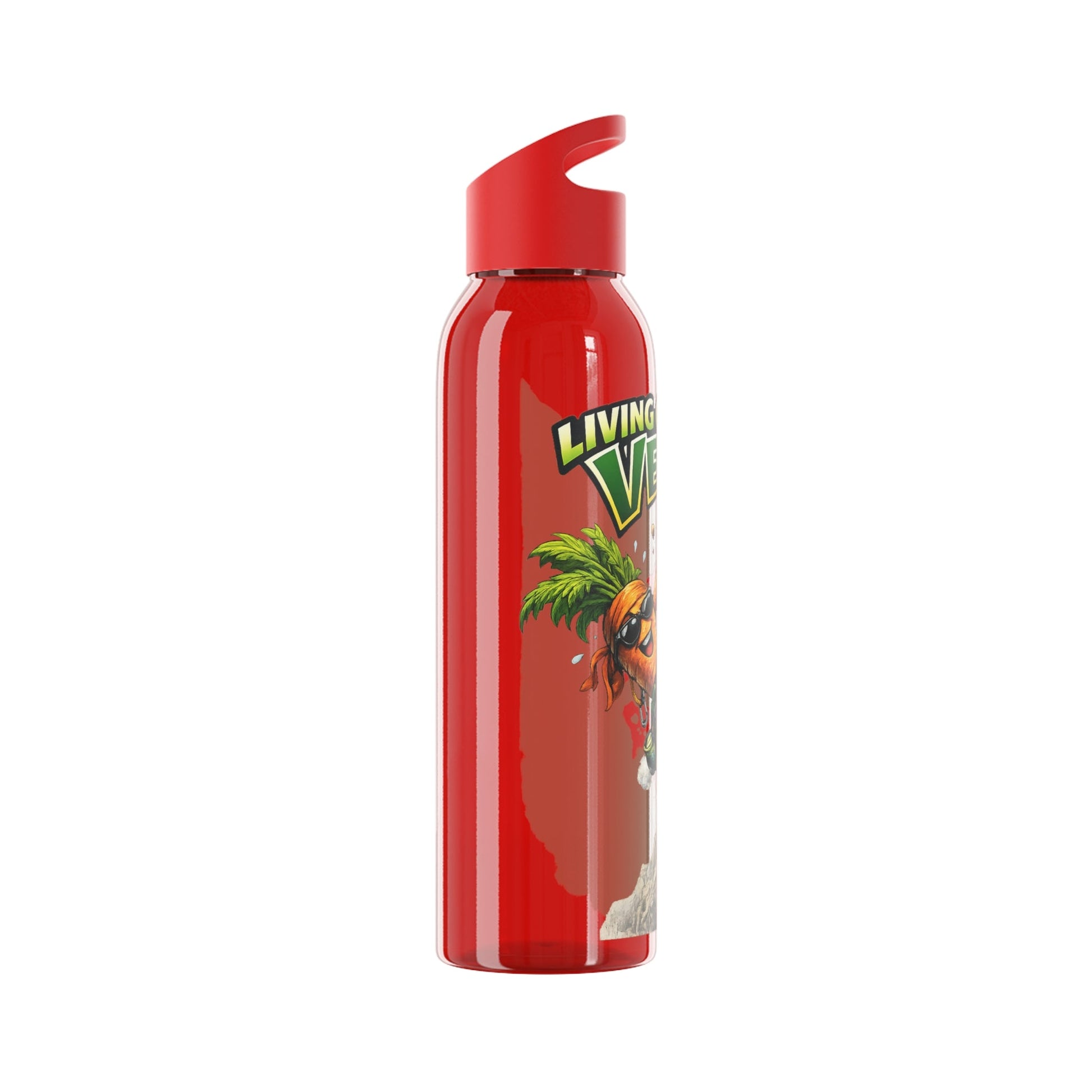 Carrot Living on the Veg Water Bottle - SJM Print Store