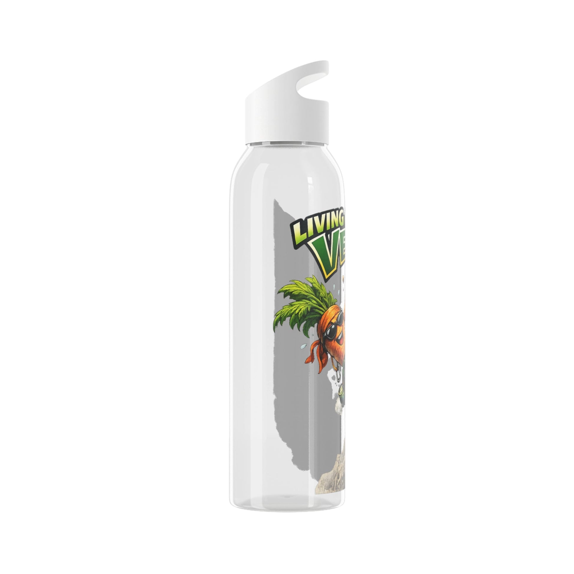 Carrot Living on the Veg Water Bottle - SJM Print Store