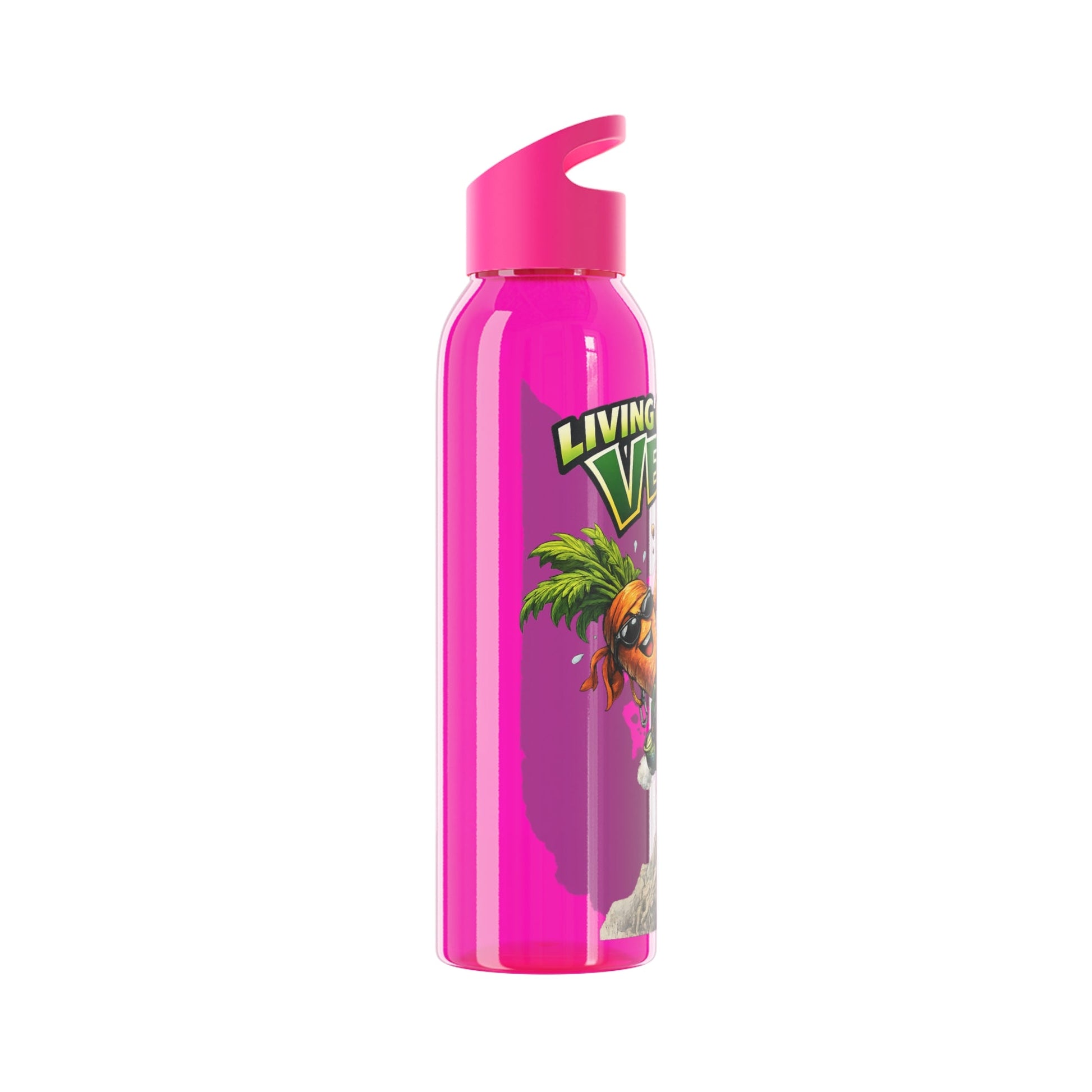 Carrot Living on the Veg Water Bottle - SJM Print Store