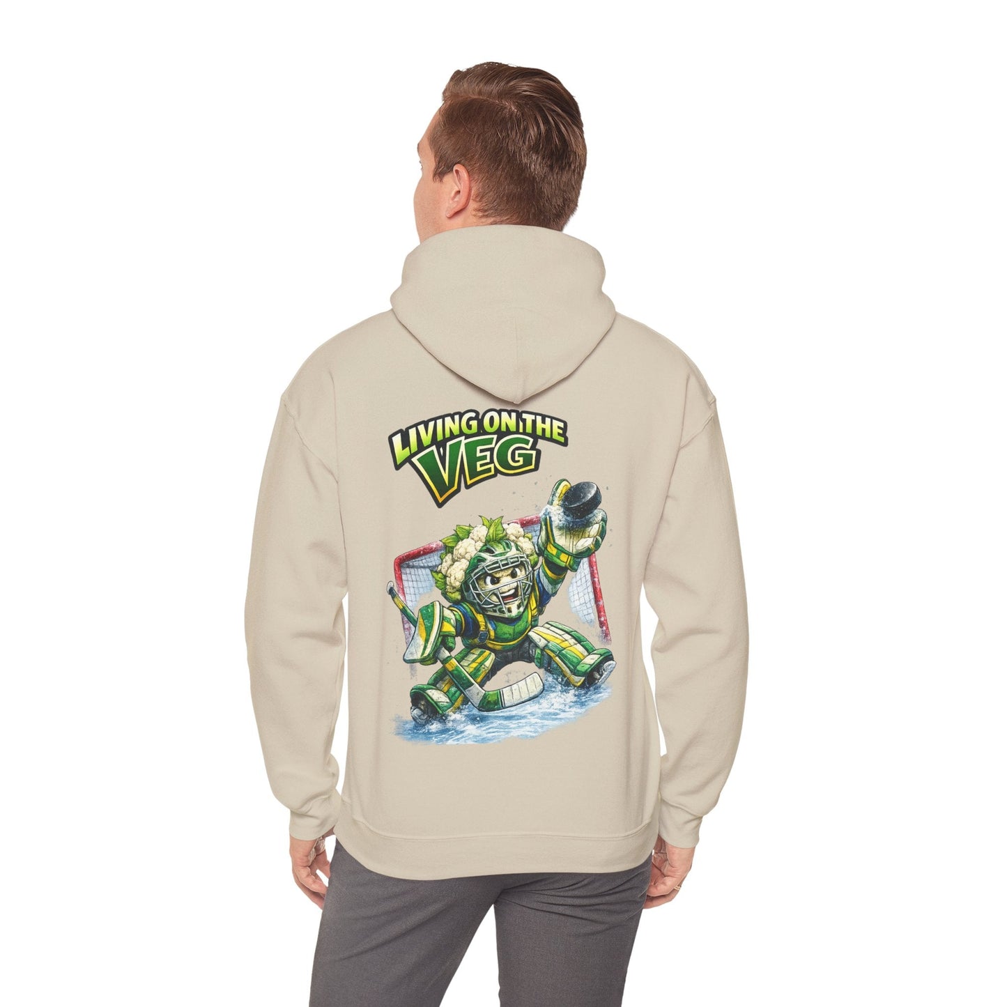 Cauliflower Ice Hockey Hoodie - SJM Print Store