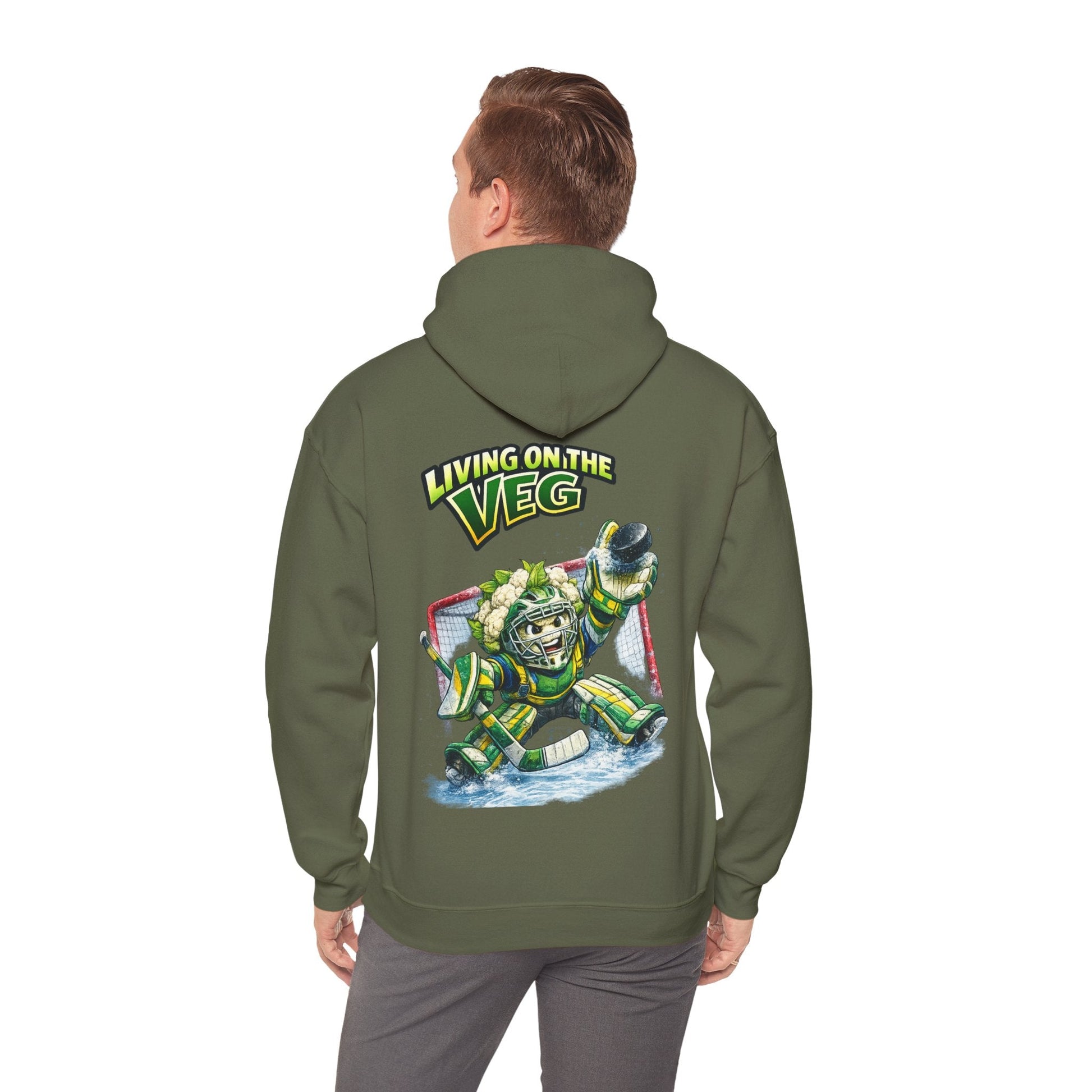 Cauliflower Ice Hockey Hoodie - SJM Print Store