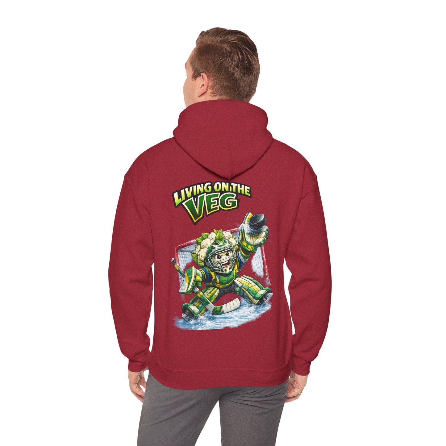 Cauliflower Ice Hockey Hoodie - SJM Print Store