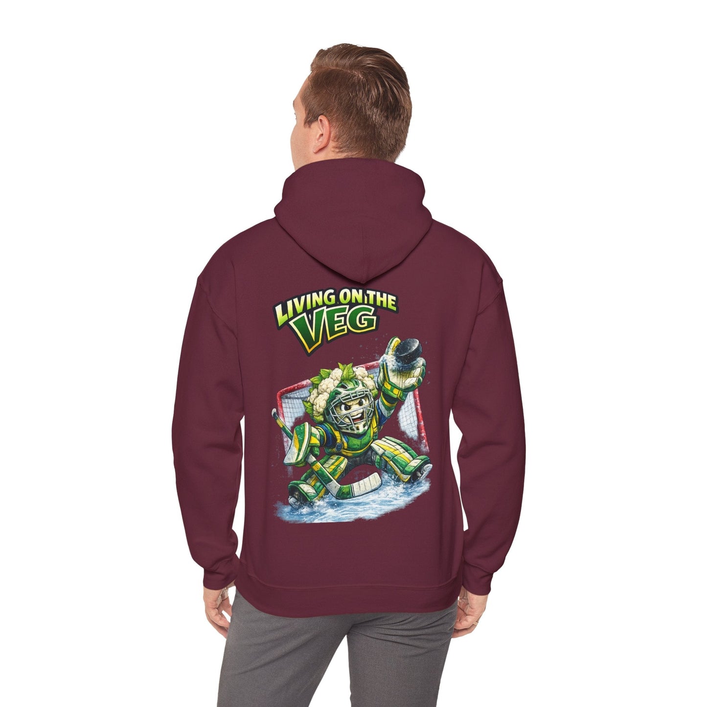 Cauliflower Ice Hockey Hoodie - SJM Print Store