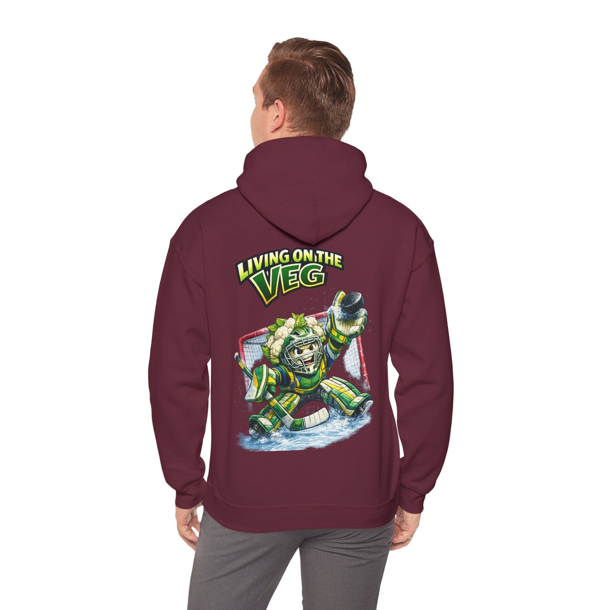 Cauliflower Ice Hockey Hoodie - SJM Print Store