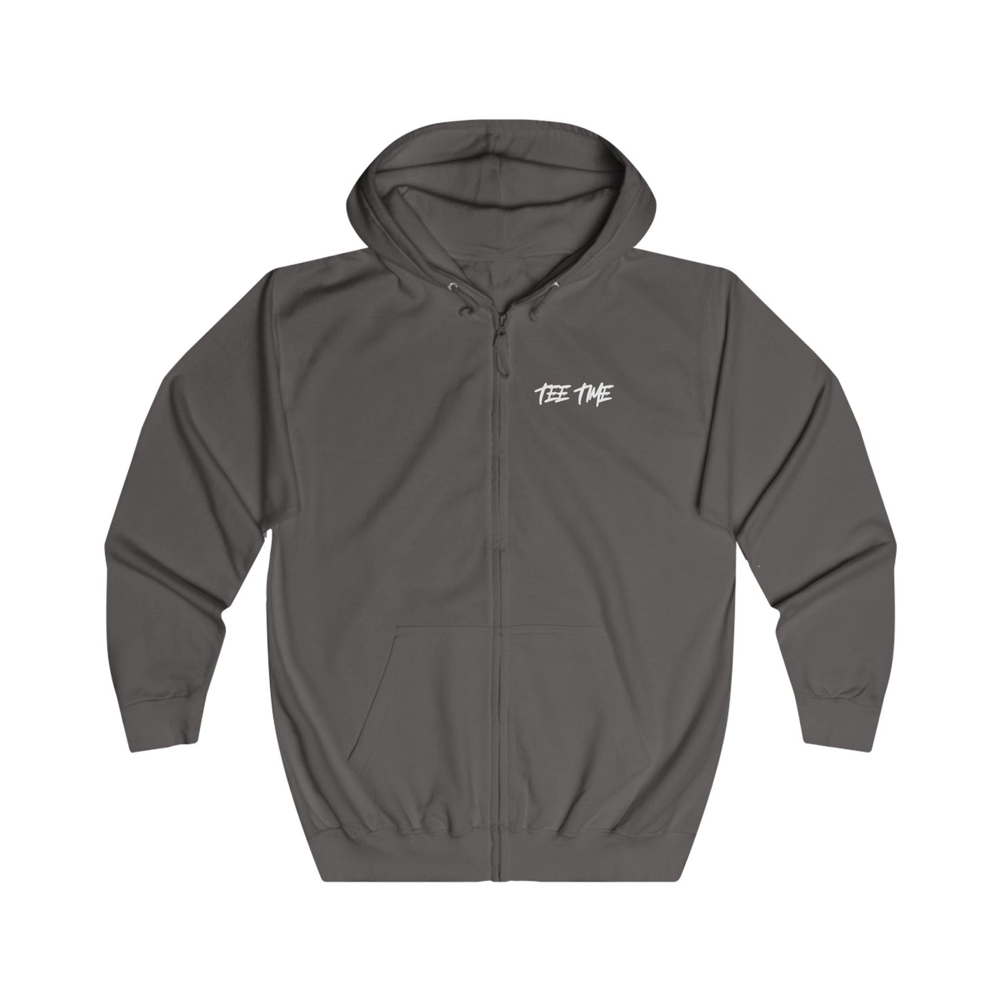 Chasing Birdies Tee Time Full - Zip Hoodie â€“ Double - Sided print - SJM Print Store