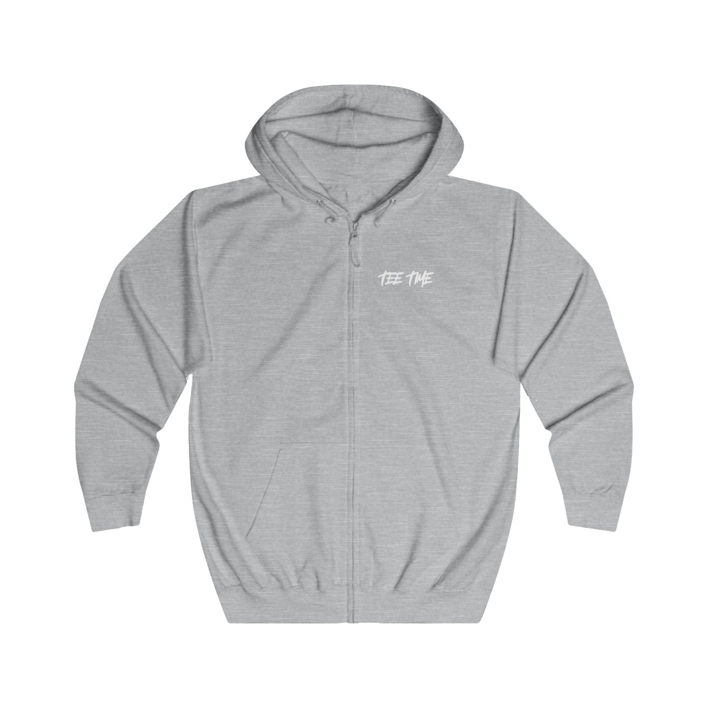 Chasing Birdies Tee Time Full - Zip Hoodie â€“ Double - Sided print - SJM Print Store