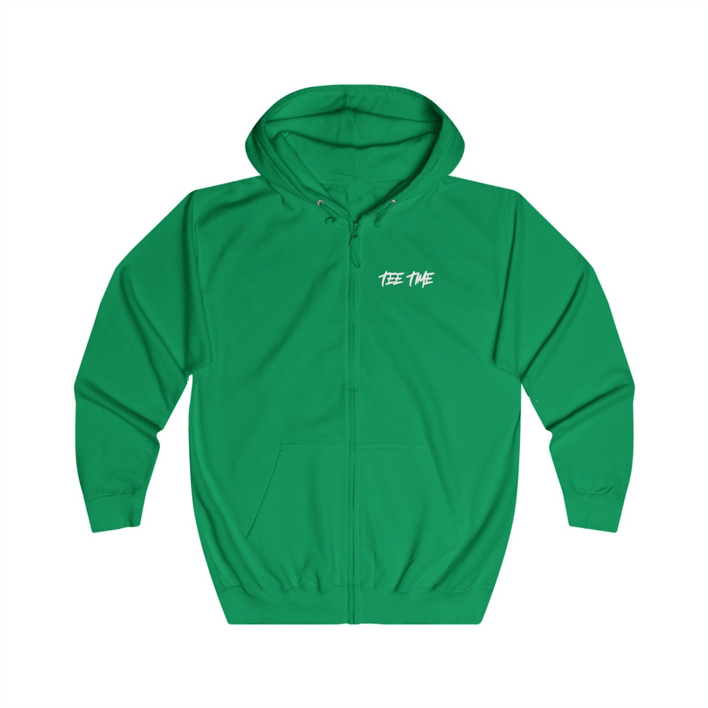 Chasing Birdies Tee Time Full - Zip Hoodie â€“ Double - Sided print - SJM Print Store