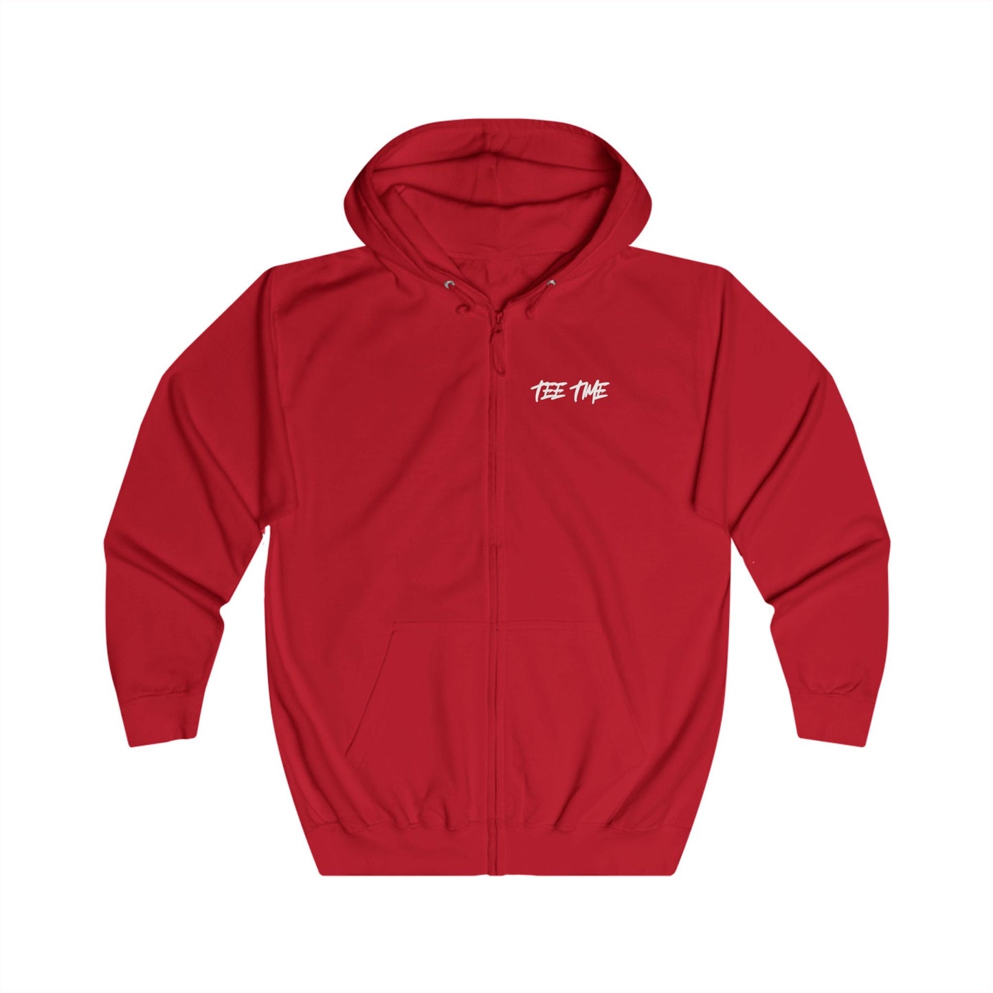 Chasing Birdies Tee Time Full - Zip Hoodie â€“ Double - Sided print - SJM Print Store