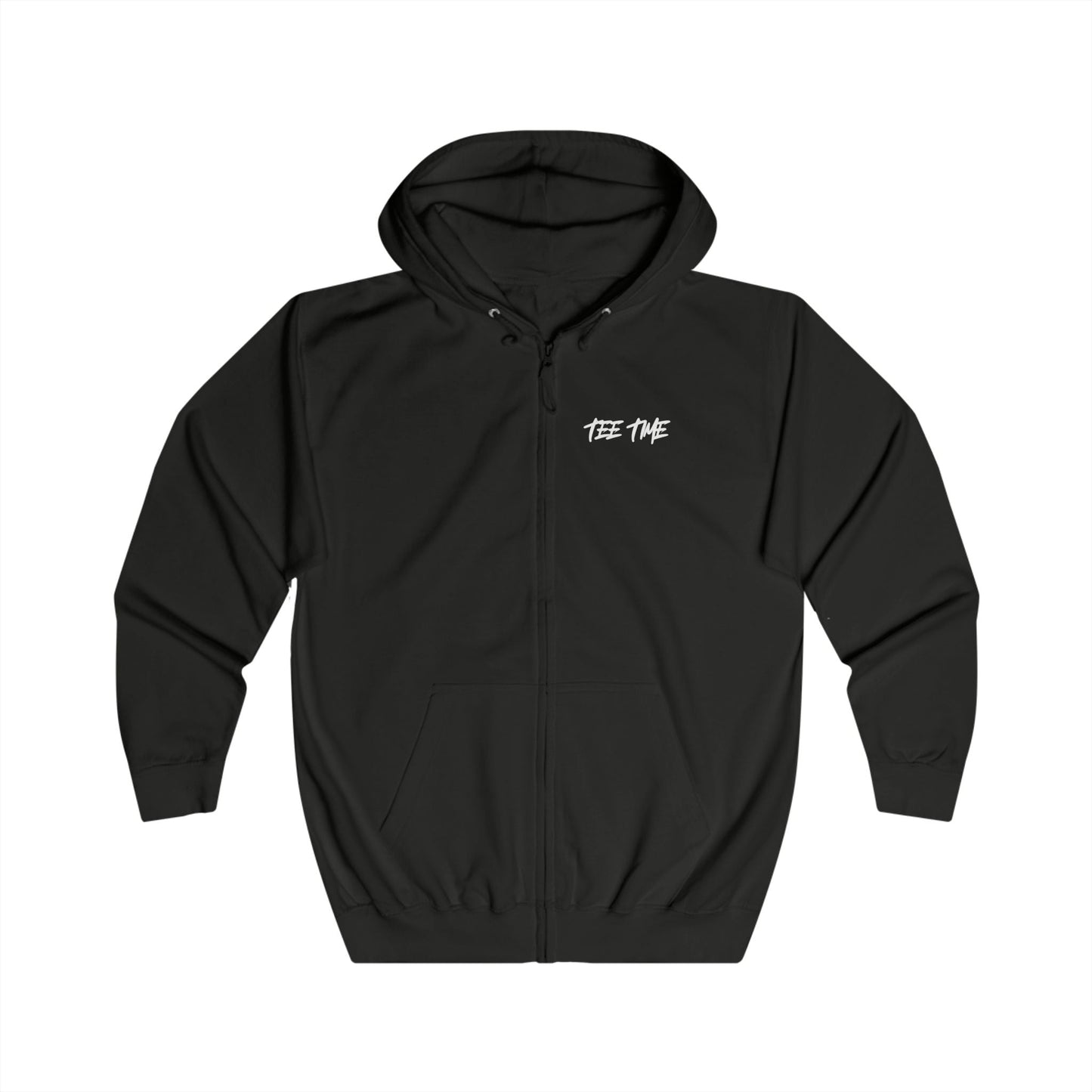 Chasing Birdies Tee Time Full - Zip Hoodie â€“ Double - Sided print - SJM Print Store