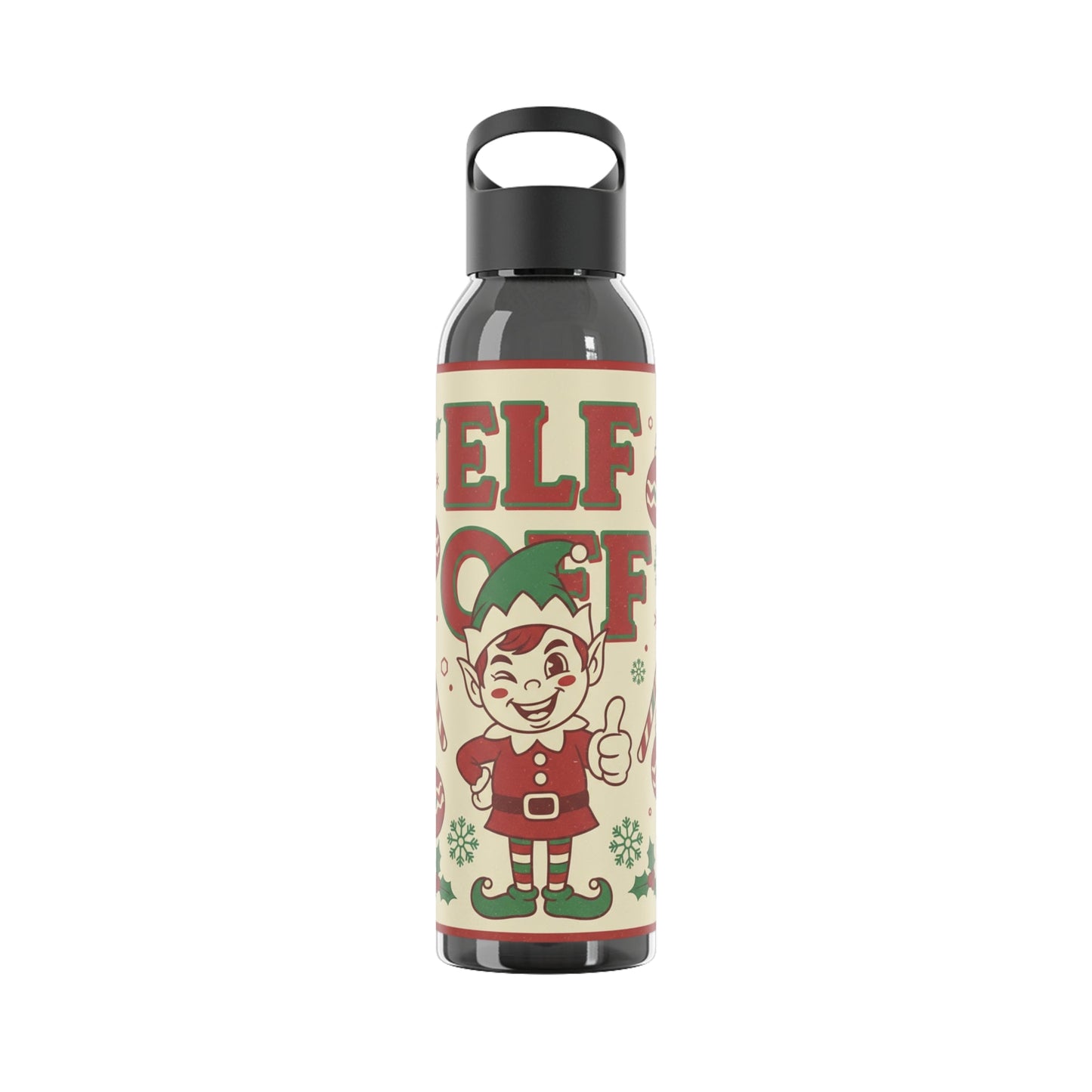 Christmas Elf Water Bottle - SJM Print Store