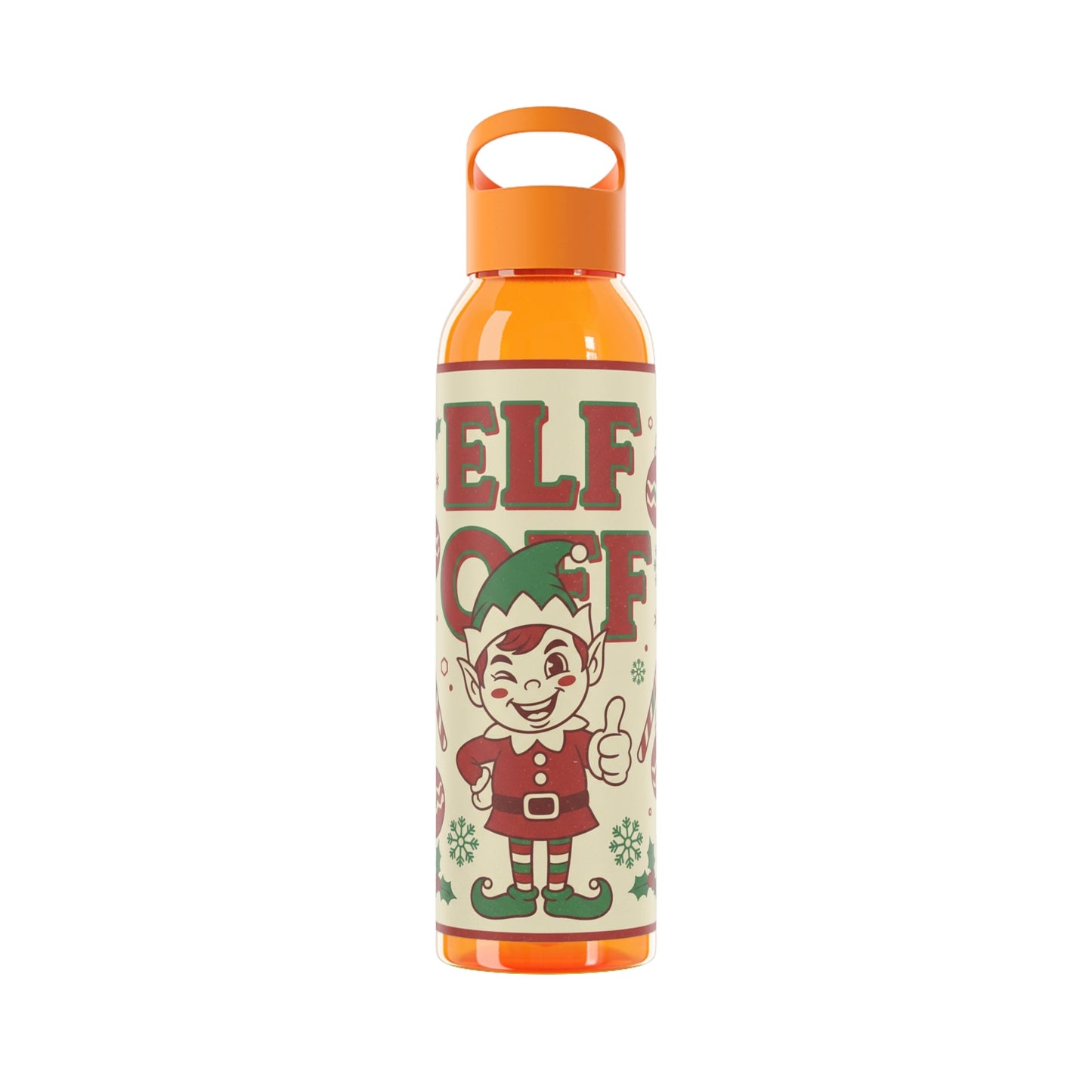 Christmas Elf Water Bottle - SJM Print Store