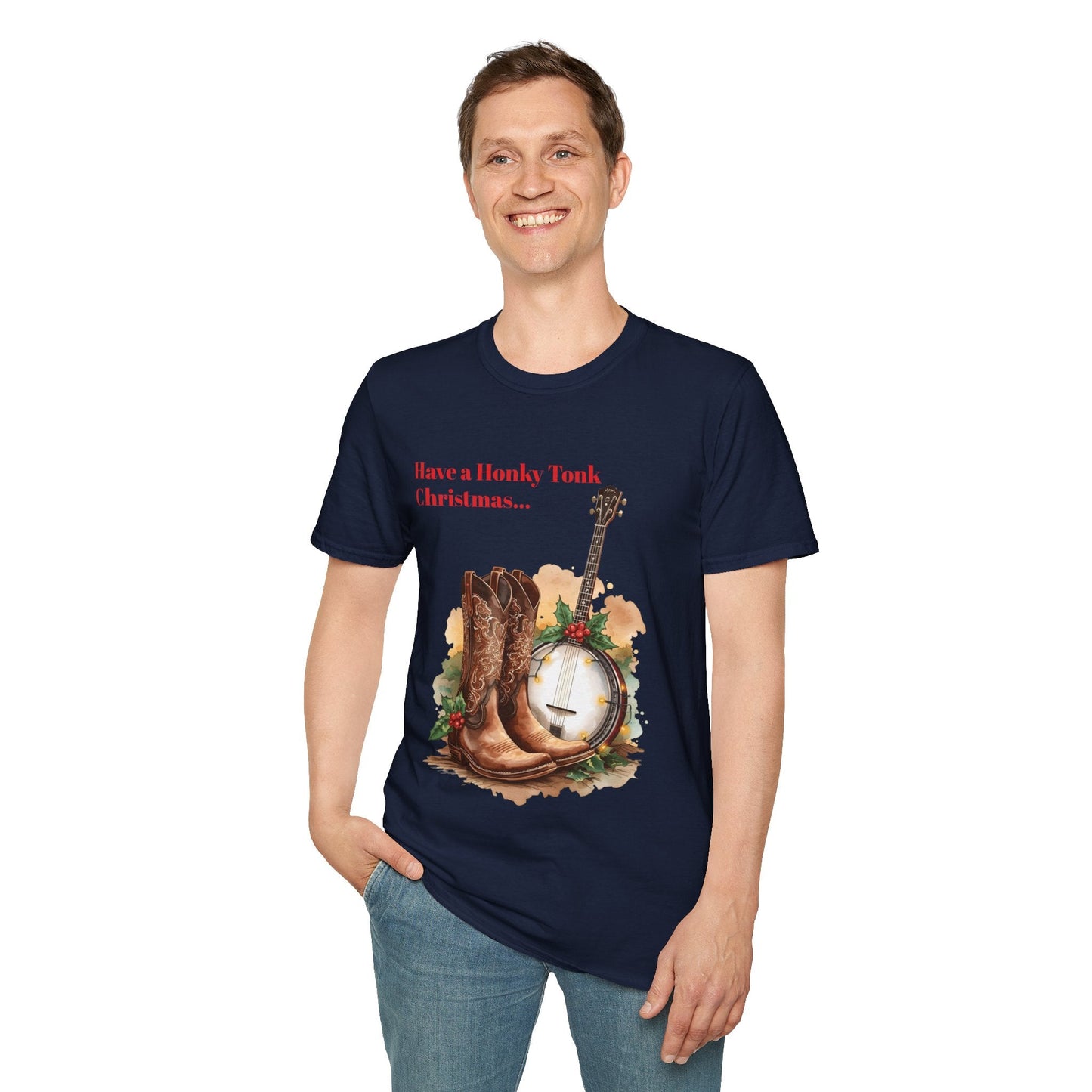 Christmas Honky Tonk T-Shirt â€” "Have a Honky Tonk Christmas" - SJM Print Store
