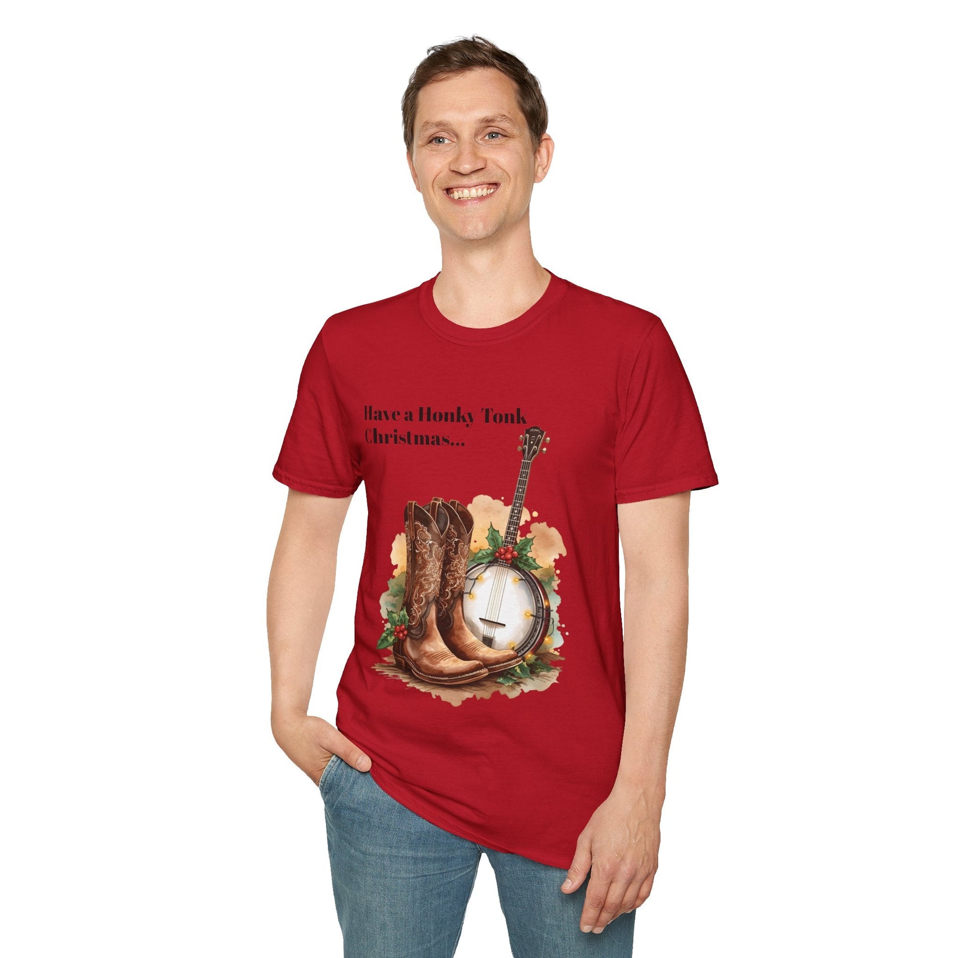 Christmas Honky Tonk T-Shirt â€” "Have a Honky Tonk Christmas" - SJM Print Store