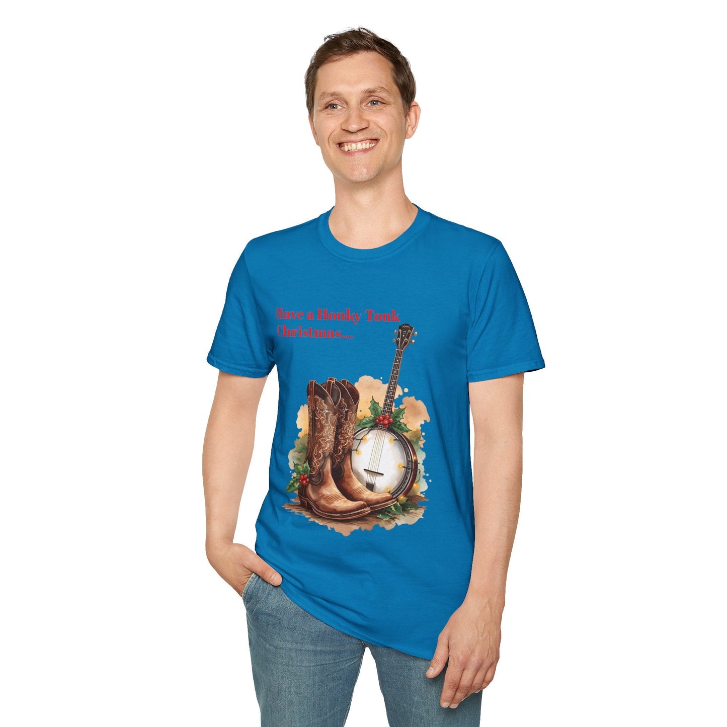 Christmas Honky Tonk T-Shirt â€” "Have a Honky Tonk Christmas" - SJM Print Store