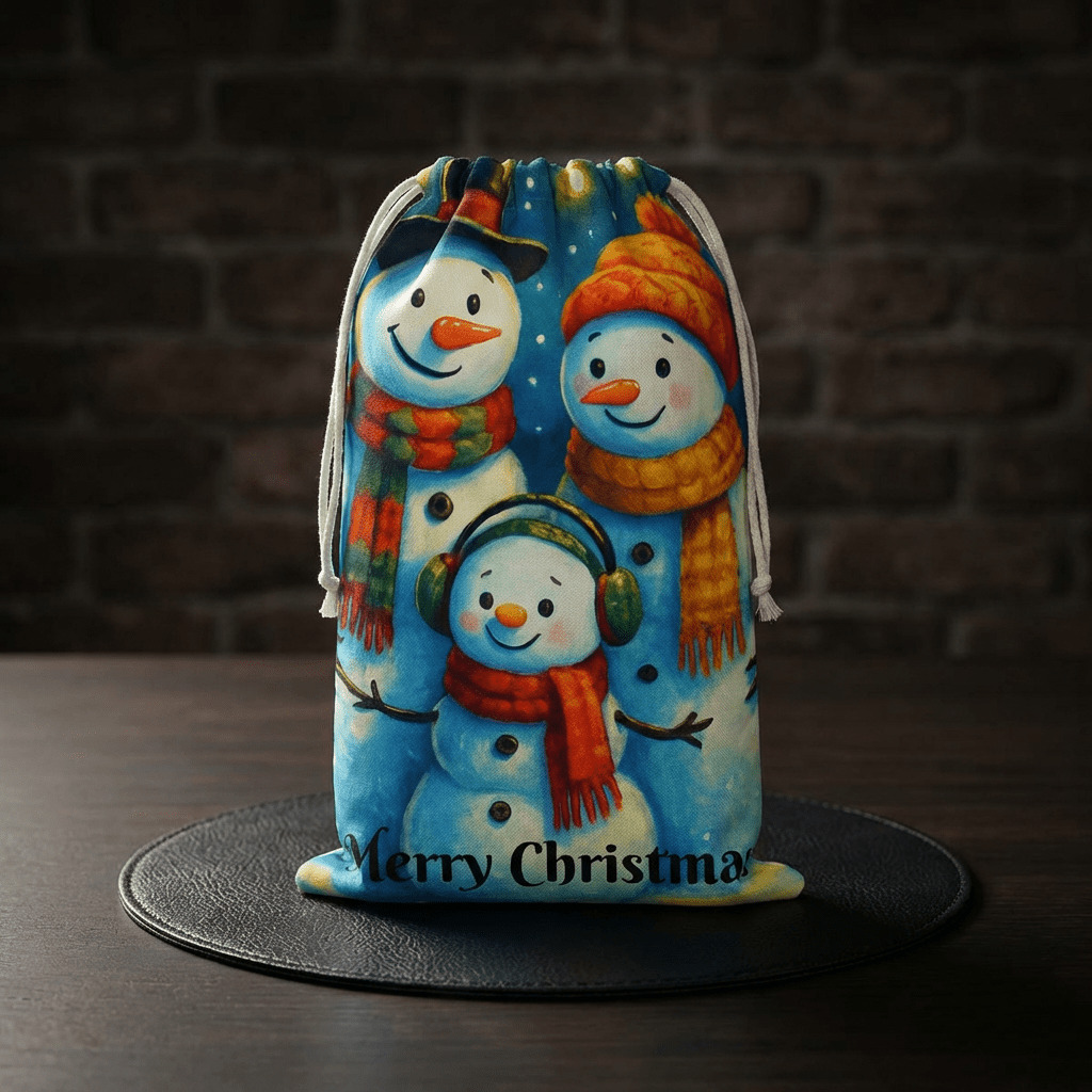 Christmas Snowman Gift Sack - SJM Print Store