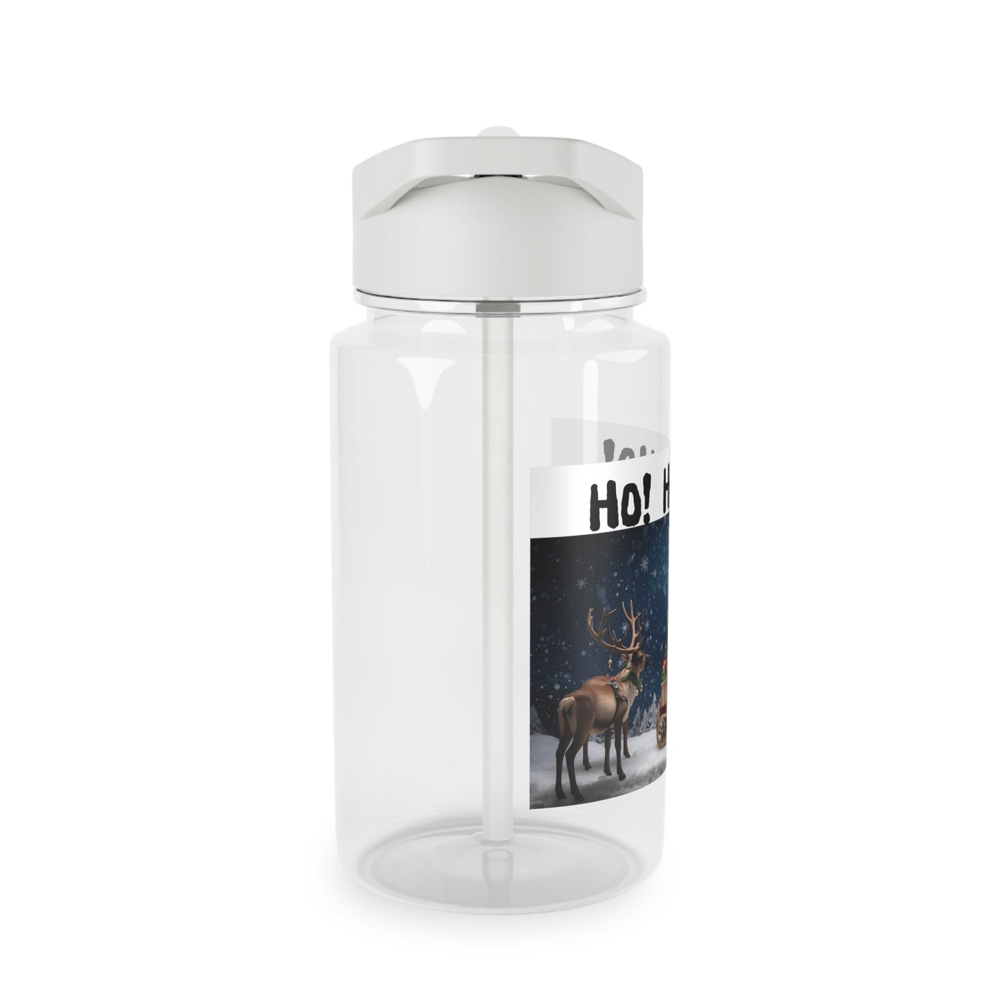 Christmas Water Bottle - Festive Hydration, Holiday Gifts, Santa Design, Reusable Water Bottle, Eco - Friendly Drinkware - SJM Print Store