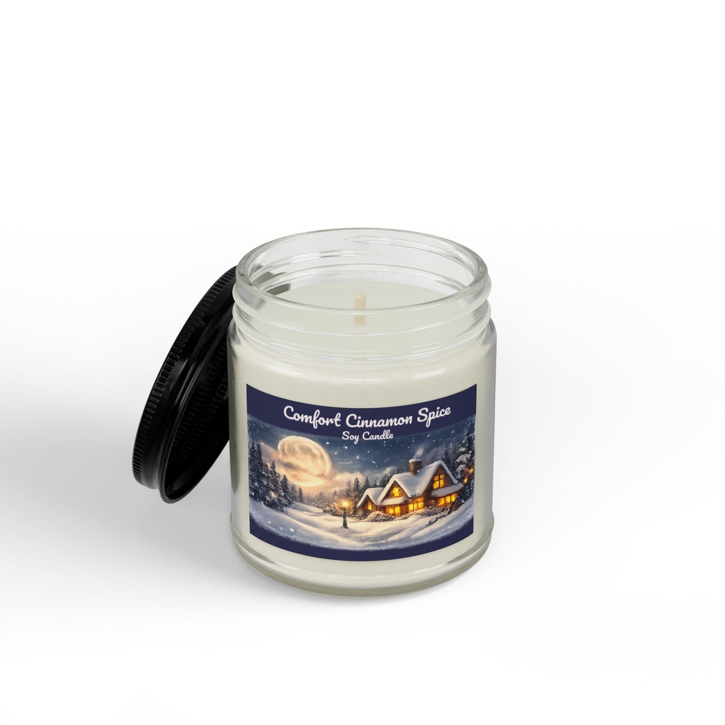 Comfort Cinnamon Spice Soy Jar Candle - SJM Print Store