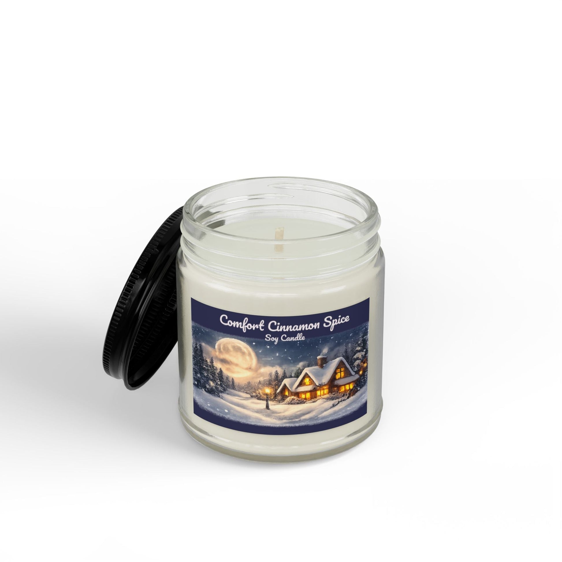 Comfort Cinnamon Spice Soy Jar Candle - SJM Print Store