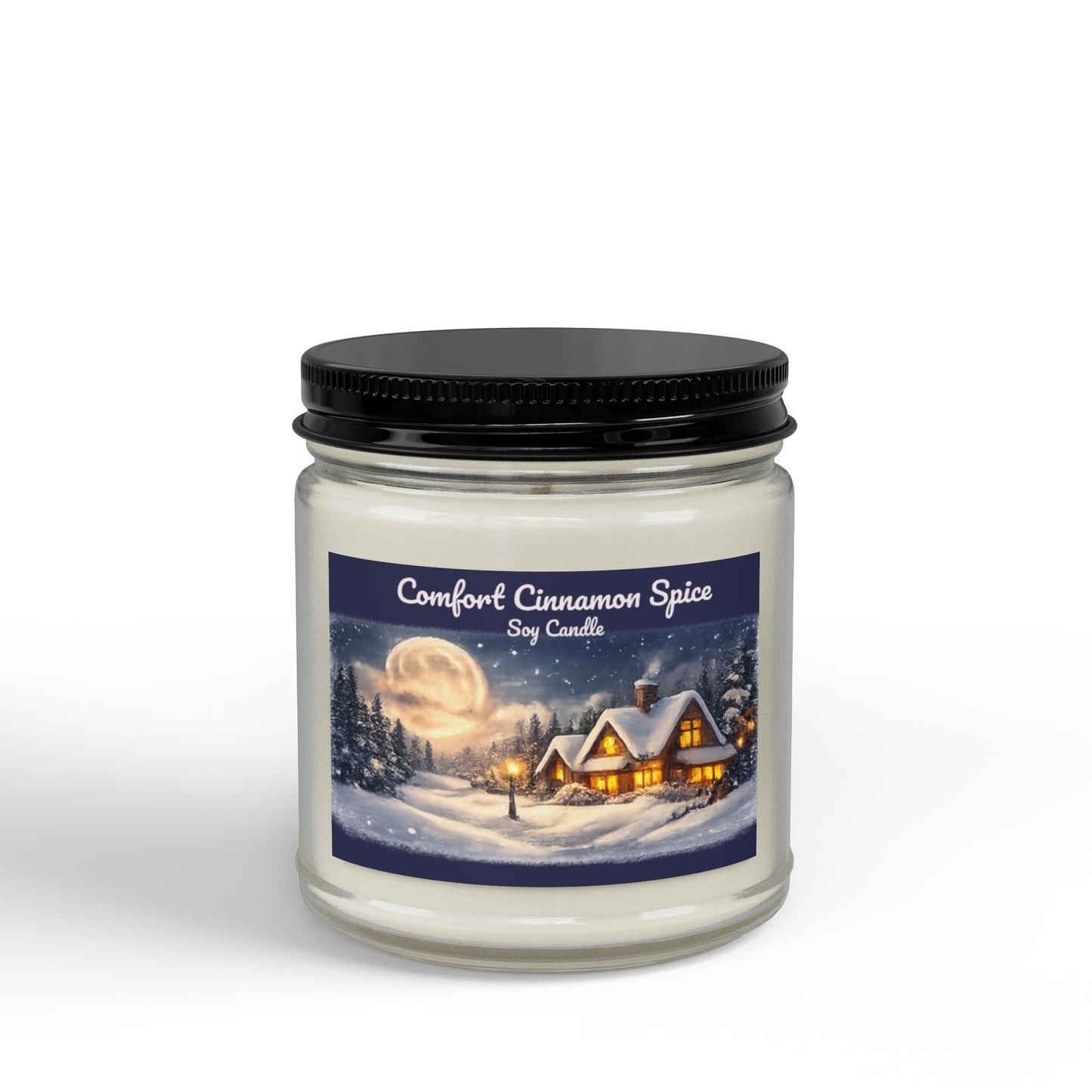 Comfort Cinnamon Spice Soy Jar Candle - SJM Print Store
