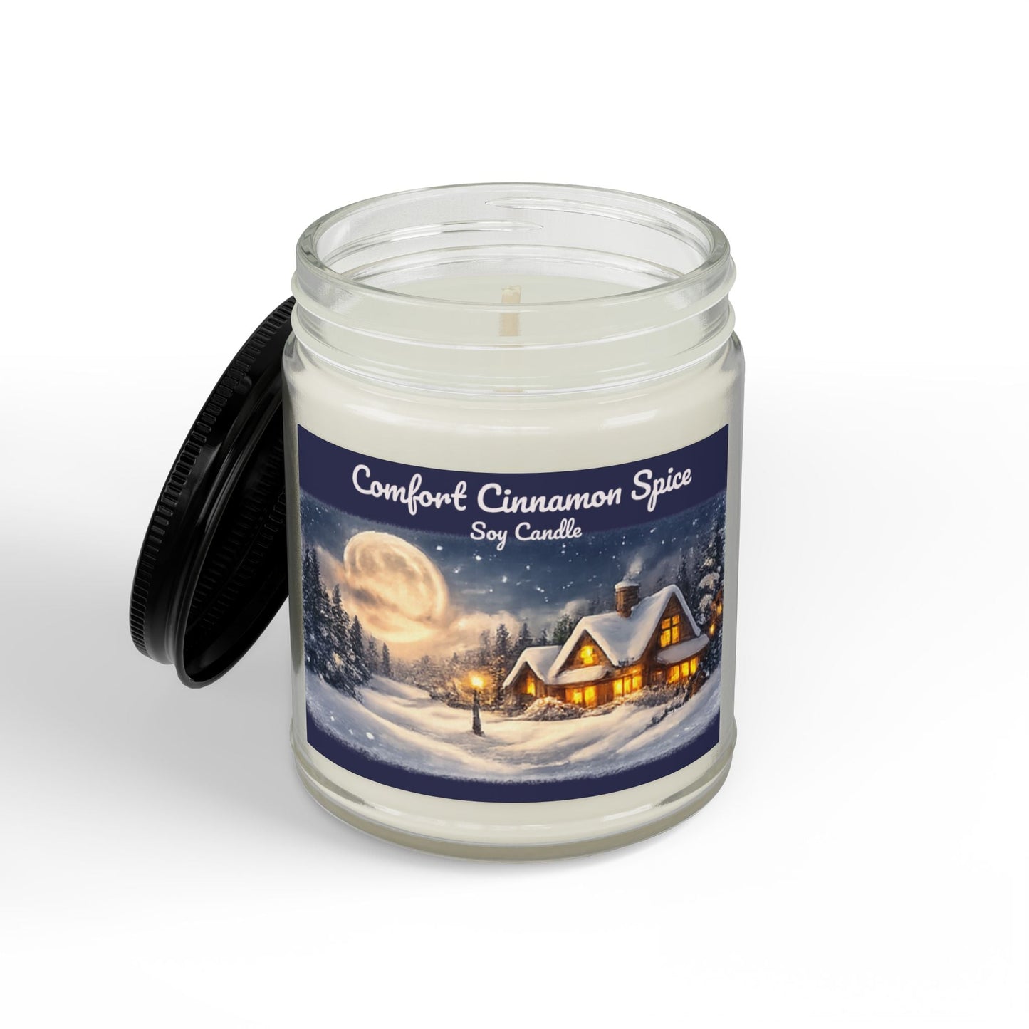 Comfort Cinnamon Spice Soy Jar Candle - SJM Print Store