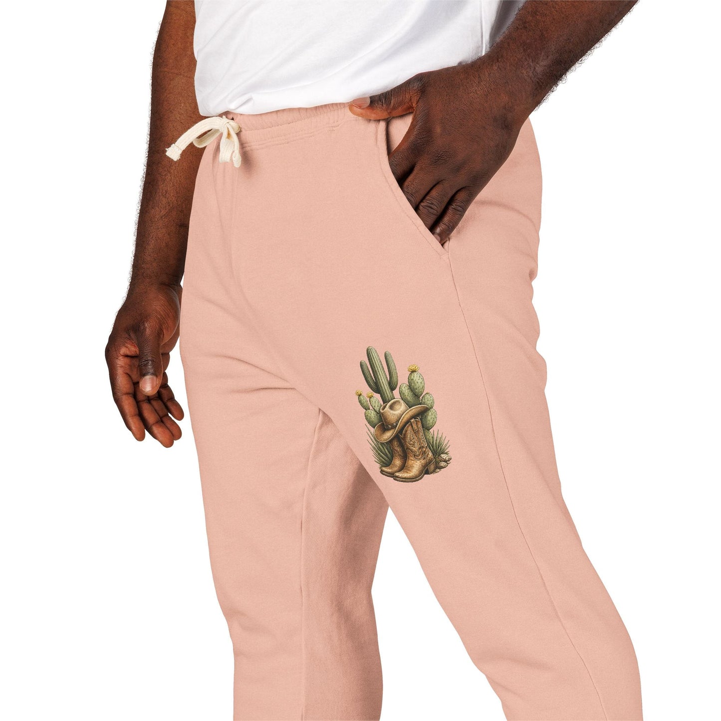 Country Cactus Sweatpants Fleece Joggers - SJM Print Store