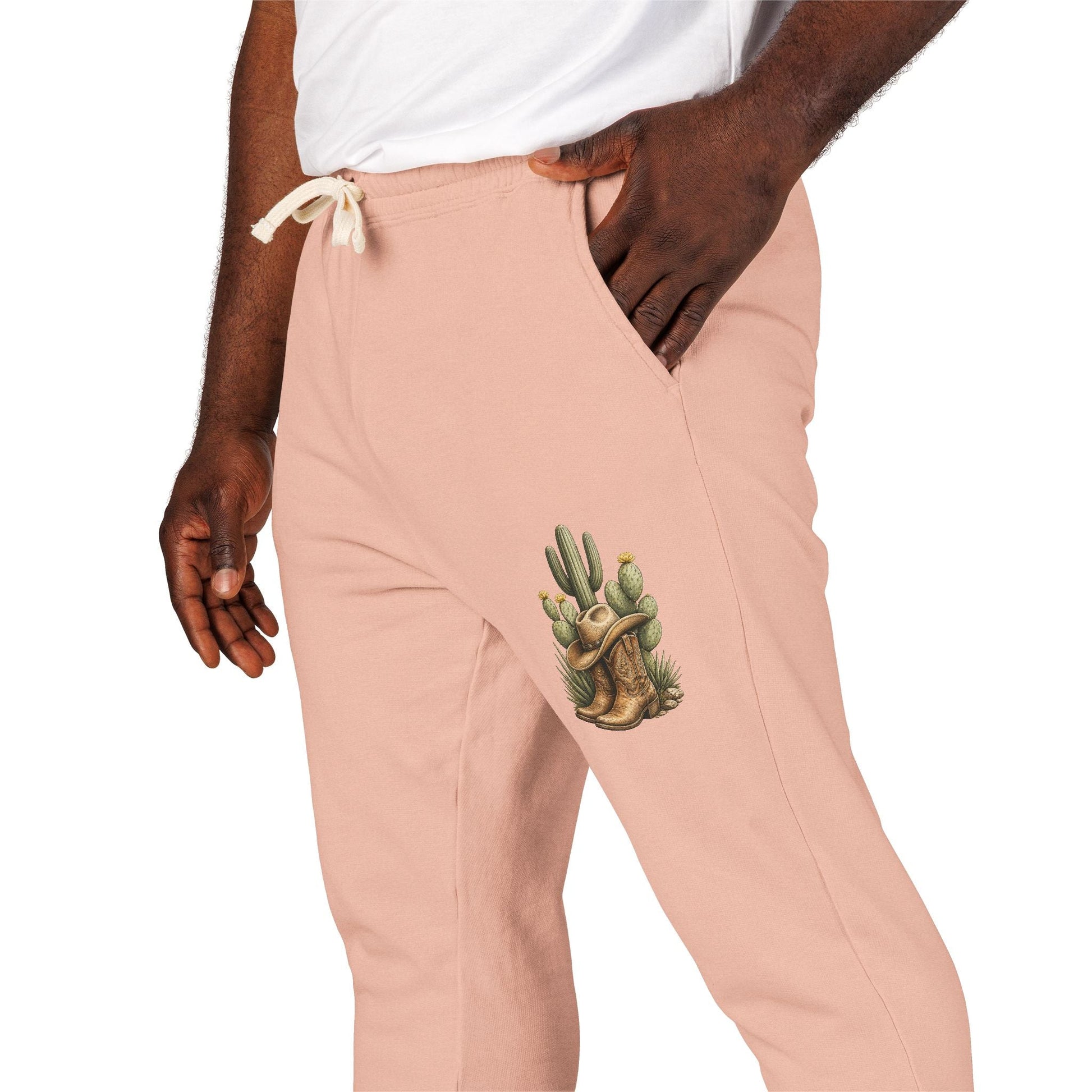 Country Cactus Sweatpants Fleece Joggers - SJM Print Store