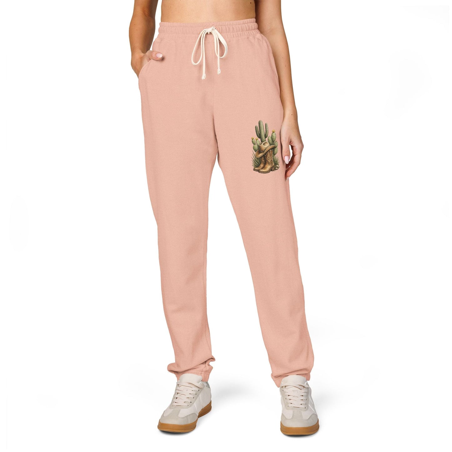 Country Cactus Sweatpants Fleece Joggers - SJM Print Store